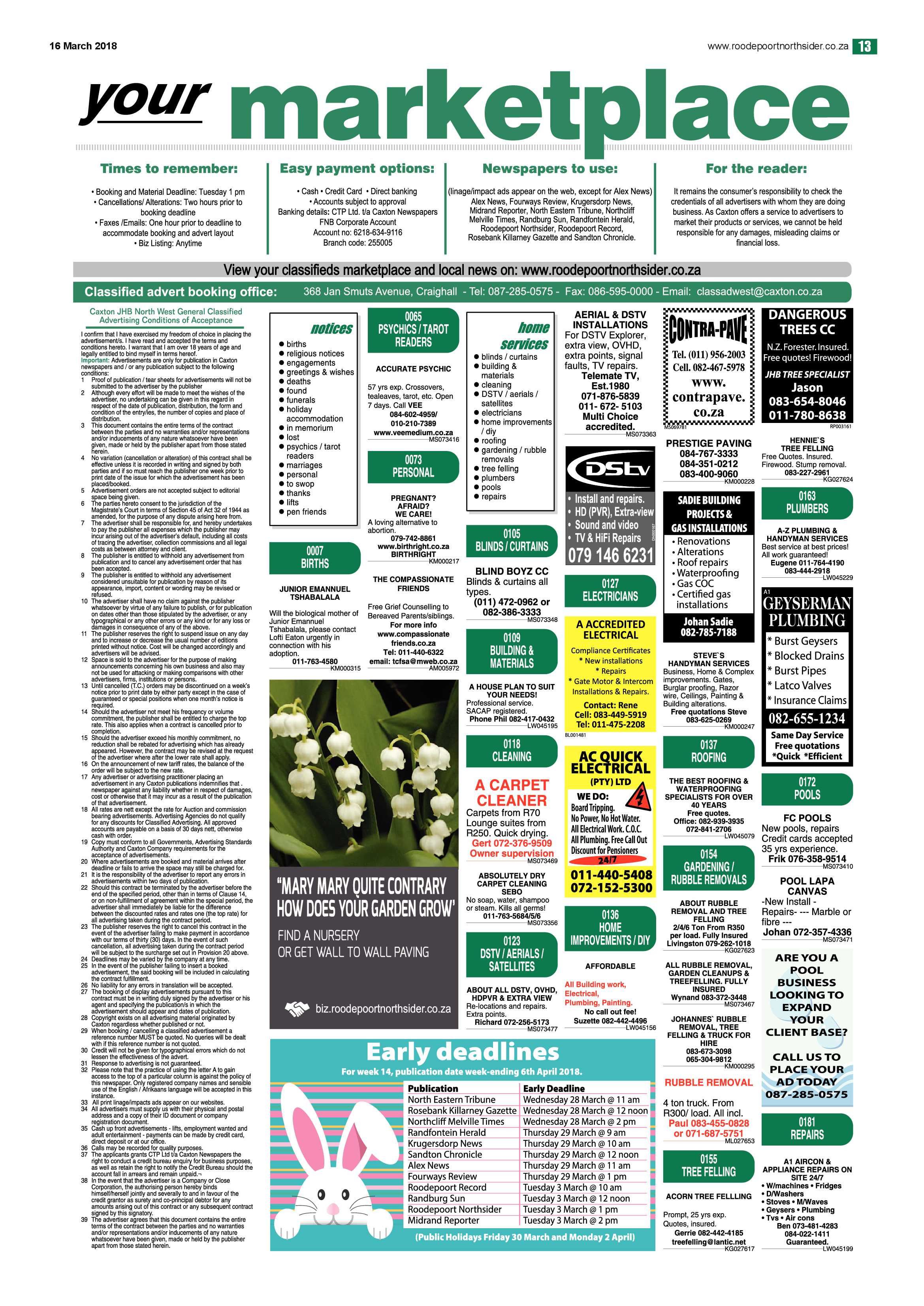 Roodepoort Northsider 16 March 2018 page 13