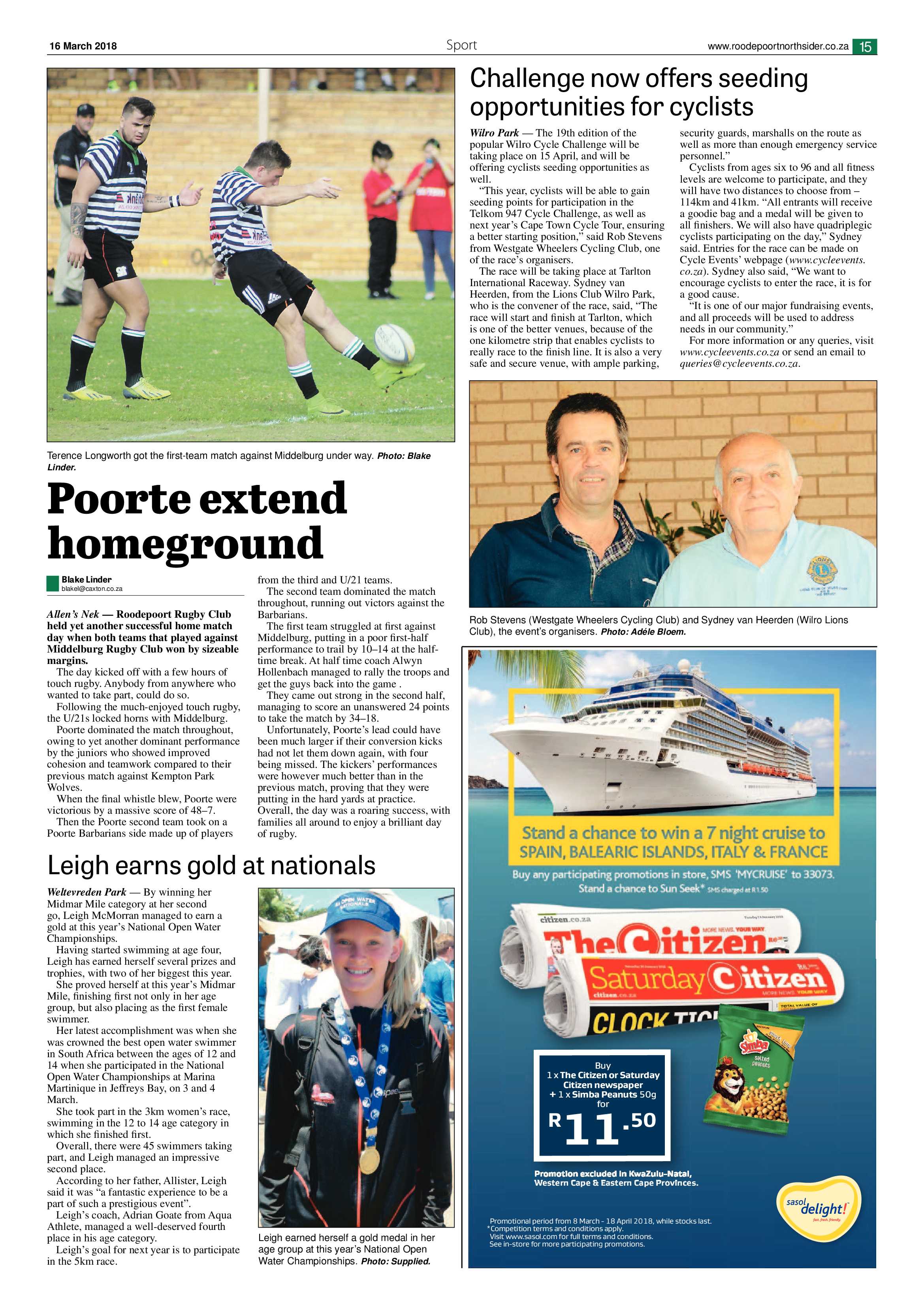 Roodepoort Northsider 16 March 2018 page 15