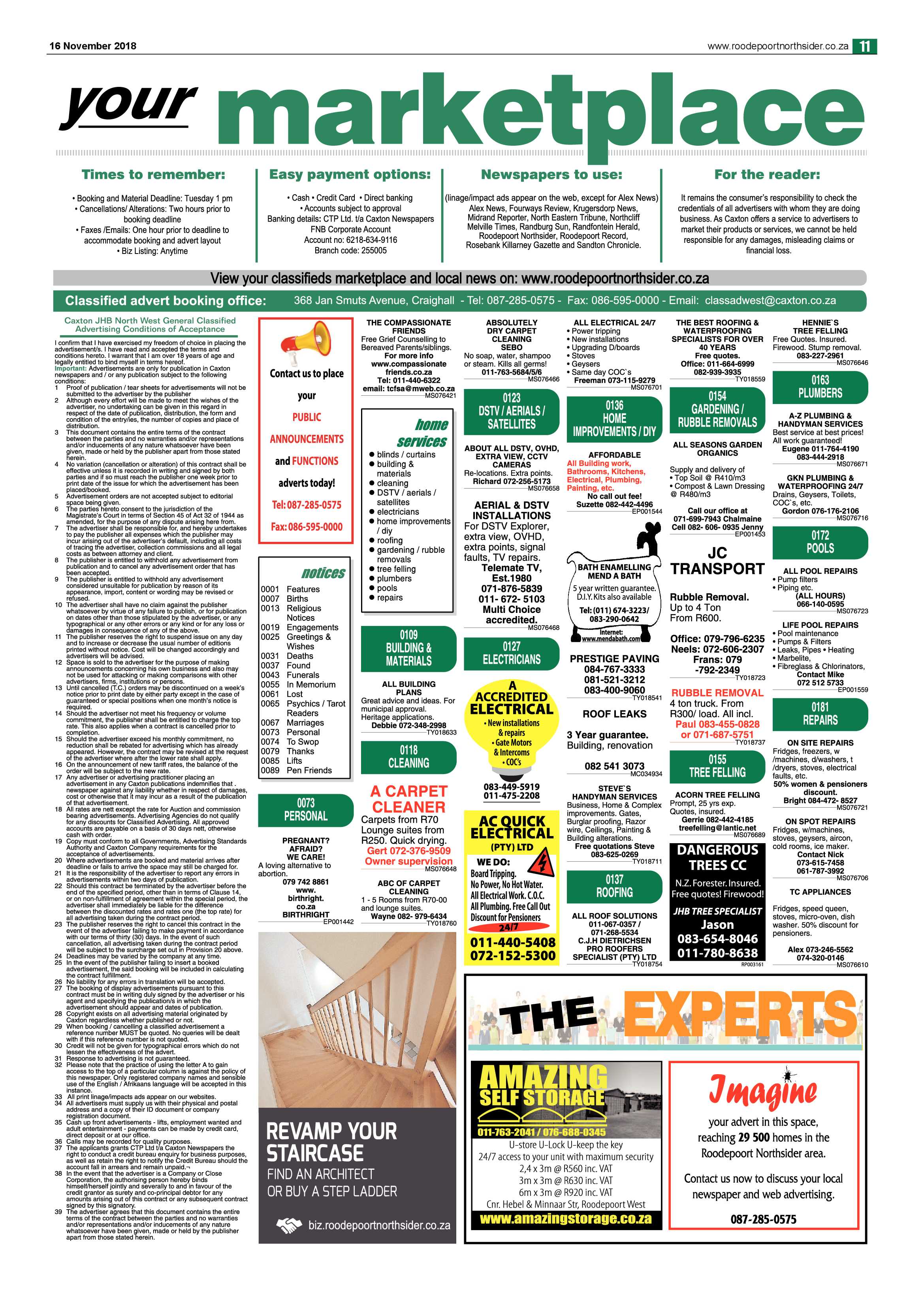 Roodepoort Northsider 16 November 2018 page 11