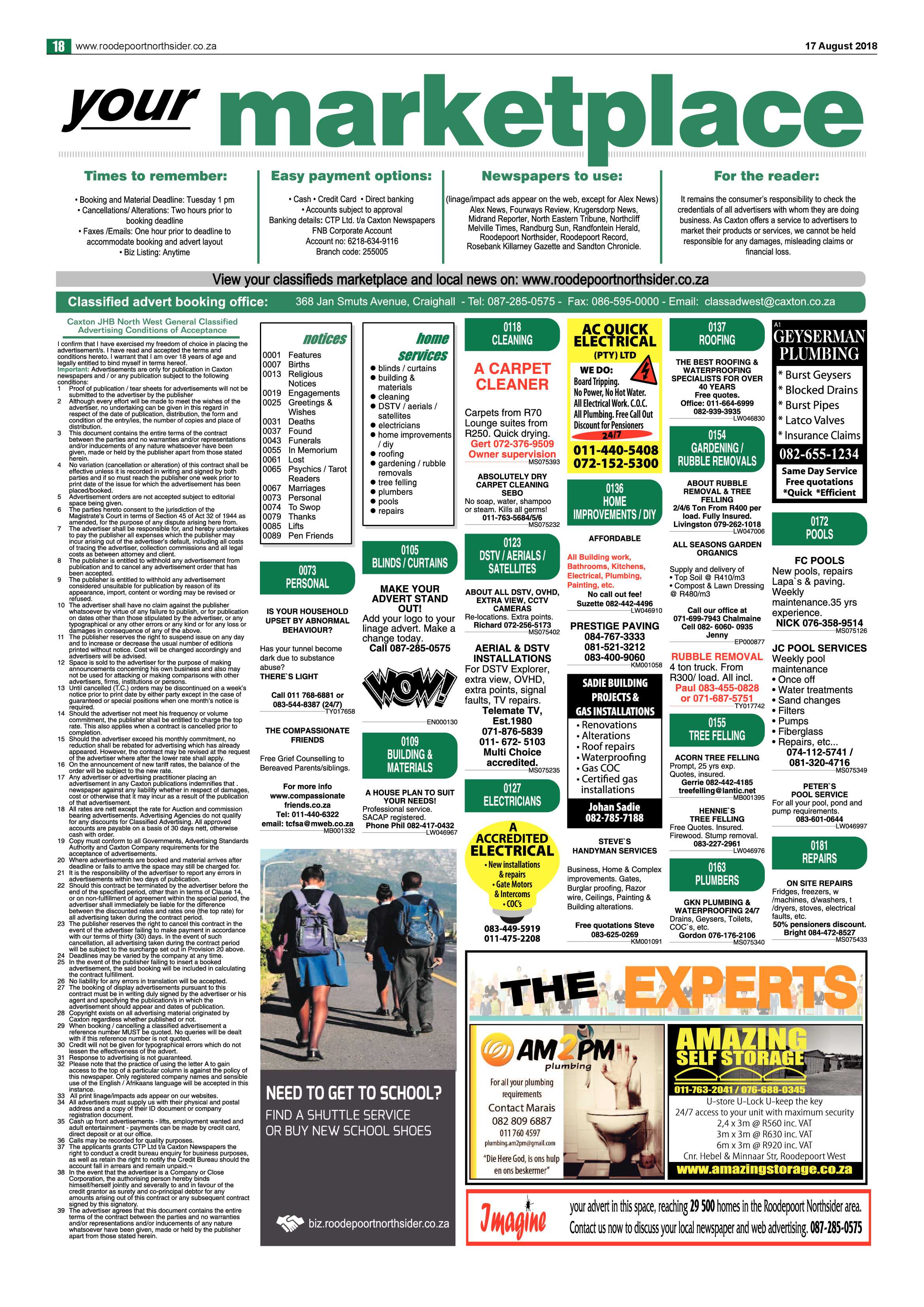 Roodepoort Northsider 17 August 2018 page 18