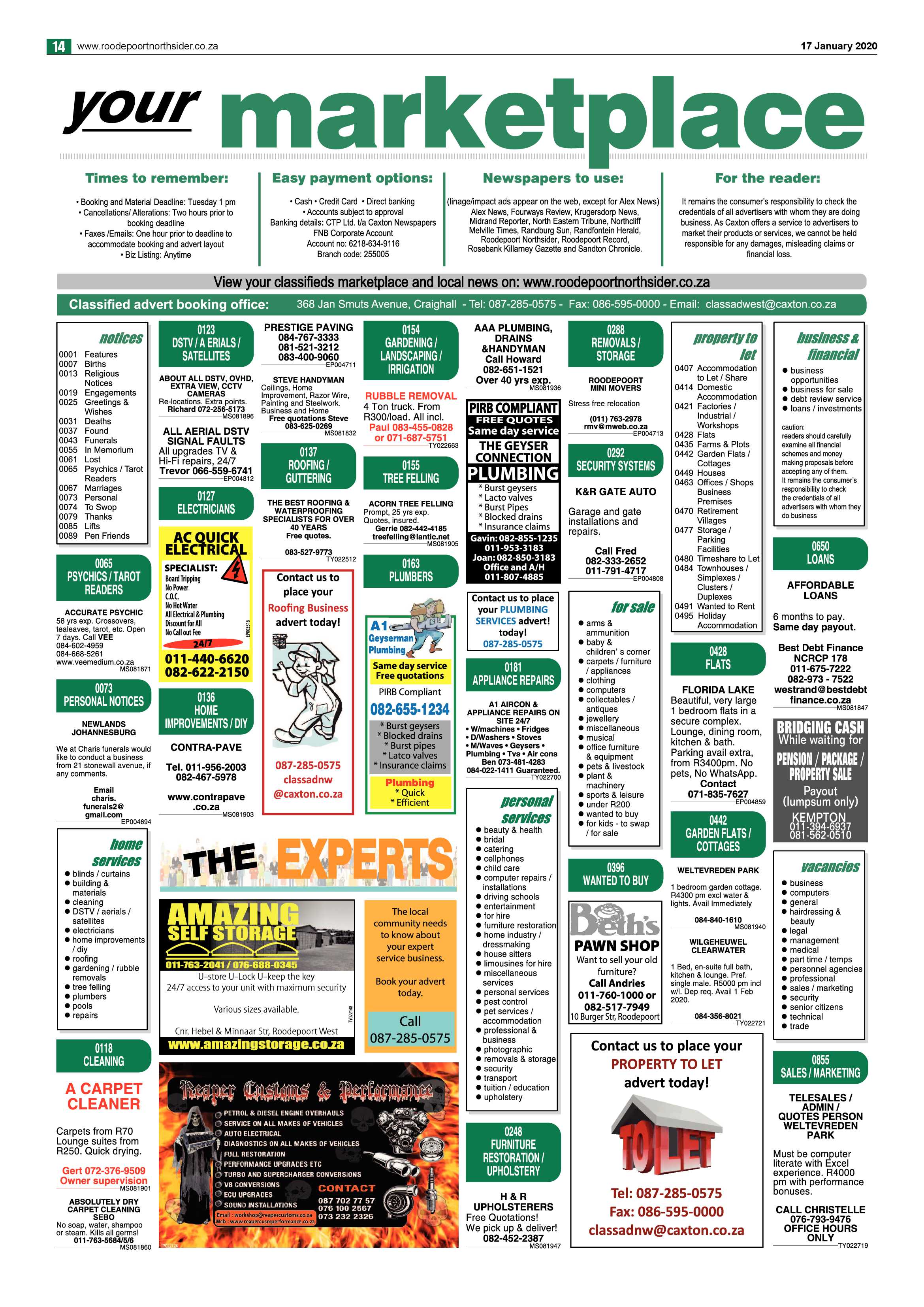 Roodepoort Northsider 17 January 2020 page 14