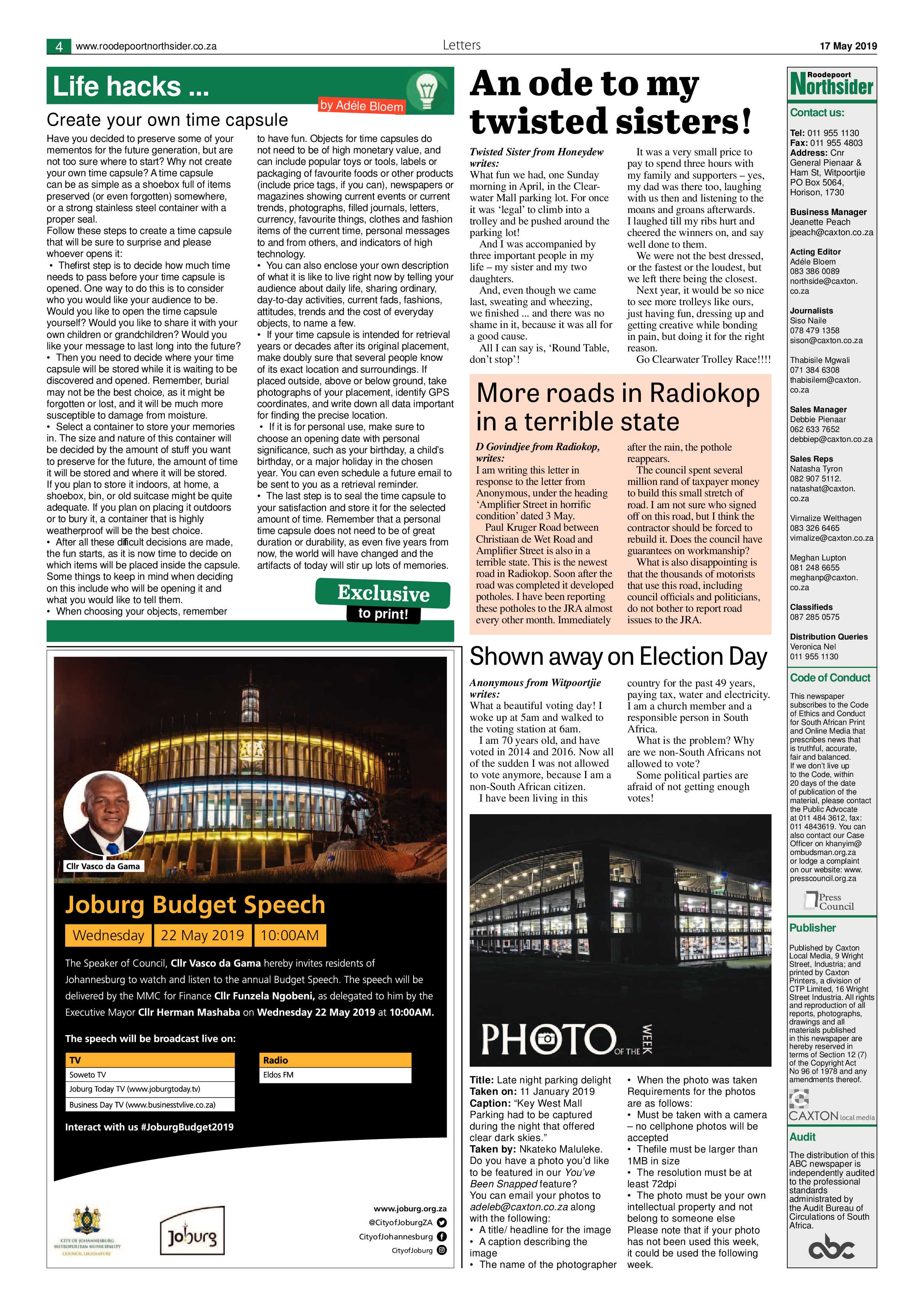 Roodepoort Northsider 17 May 2019 page 4