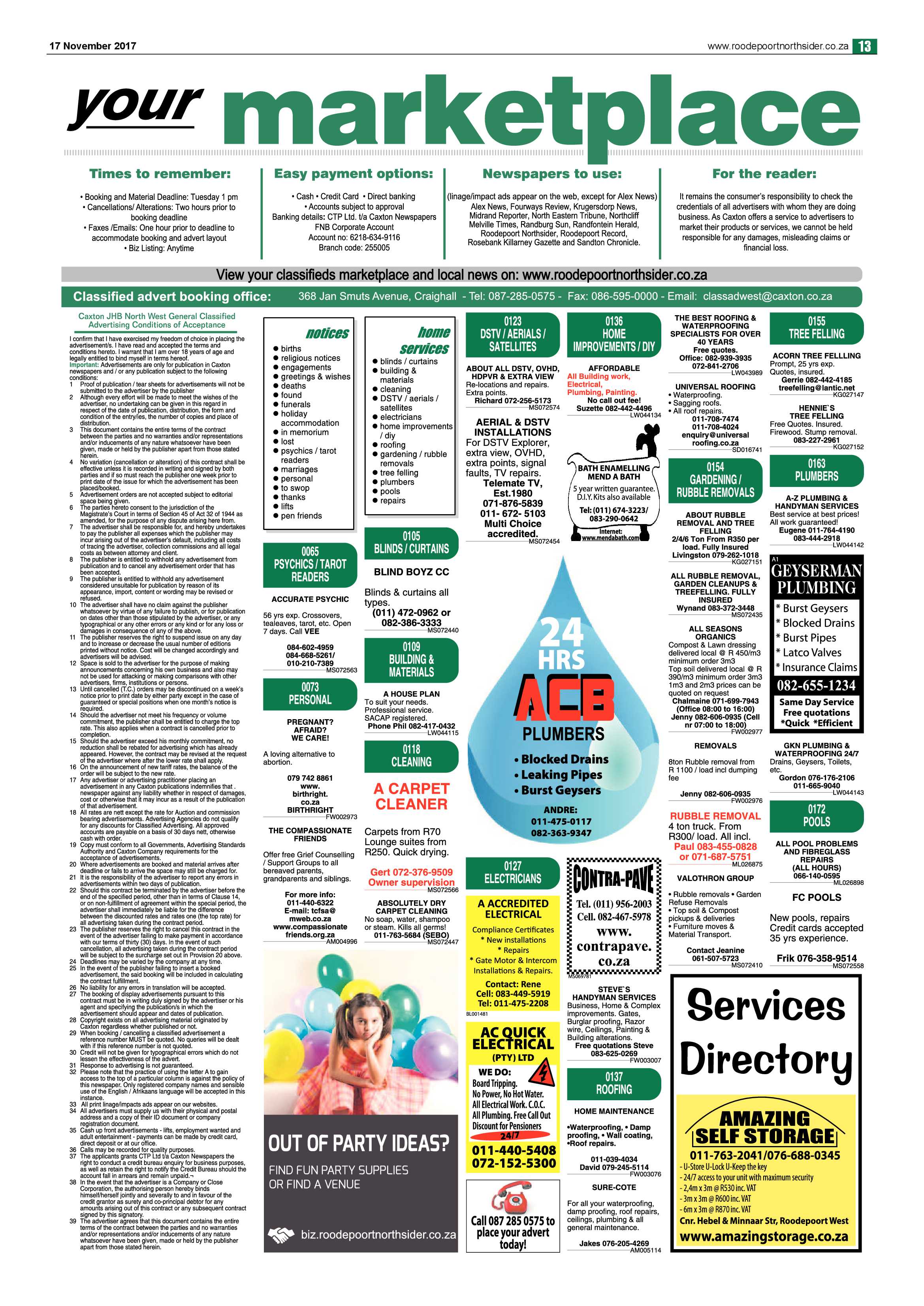 Roodepoort Northsider 17 November 2017 page 13