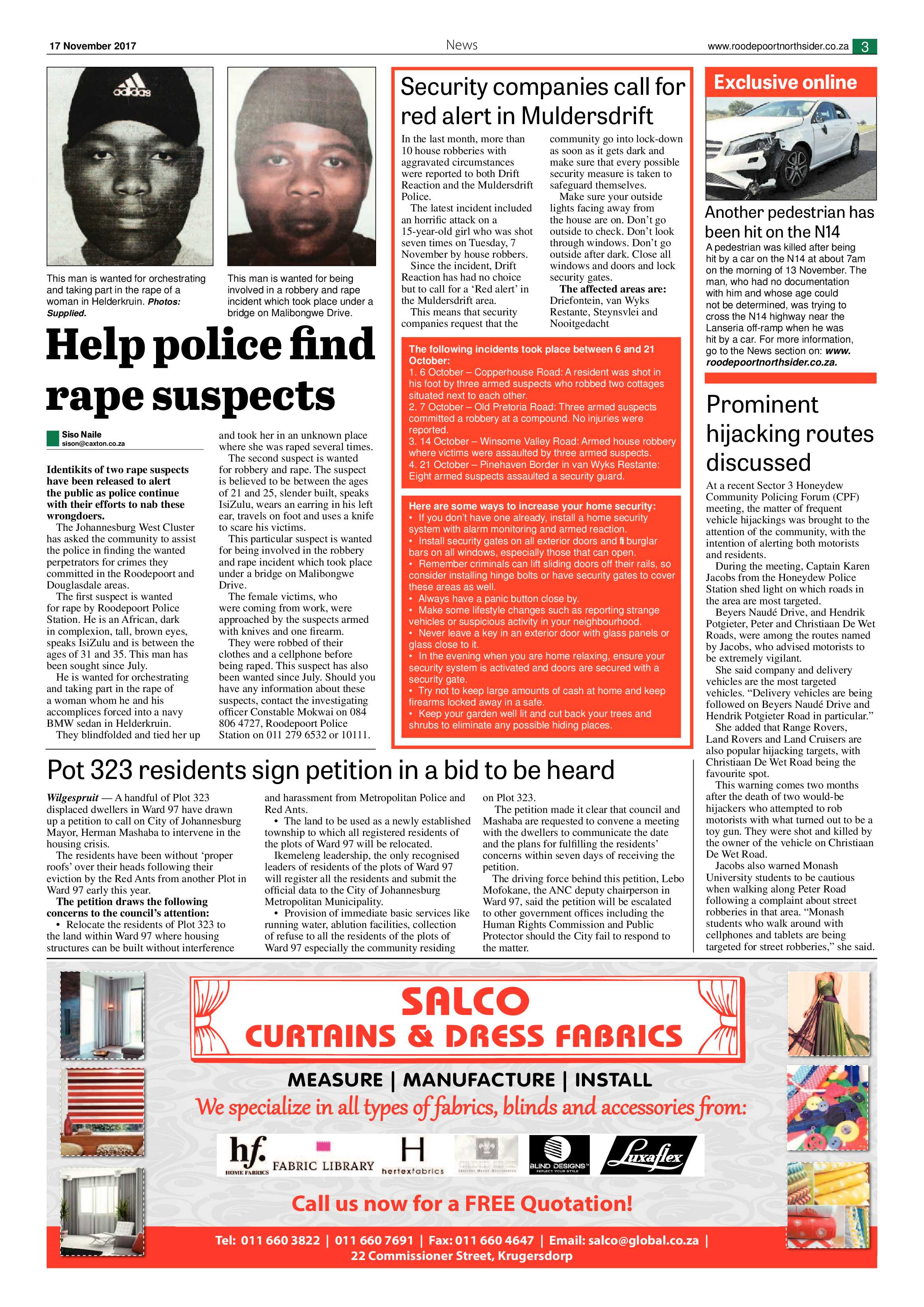 Roodepoort Northsider 17 November 2017 page 3