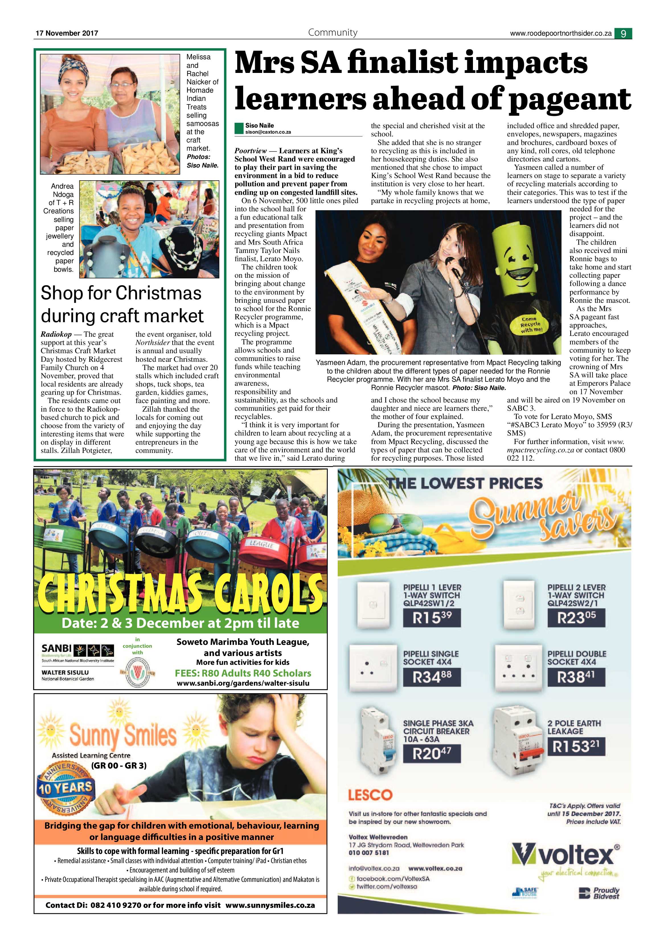 Roodepoort Northsider 17 November 2017 page 9