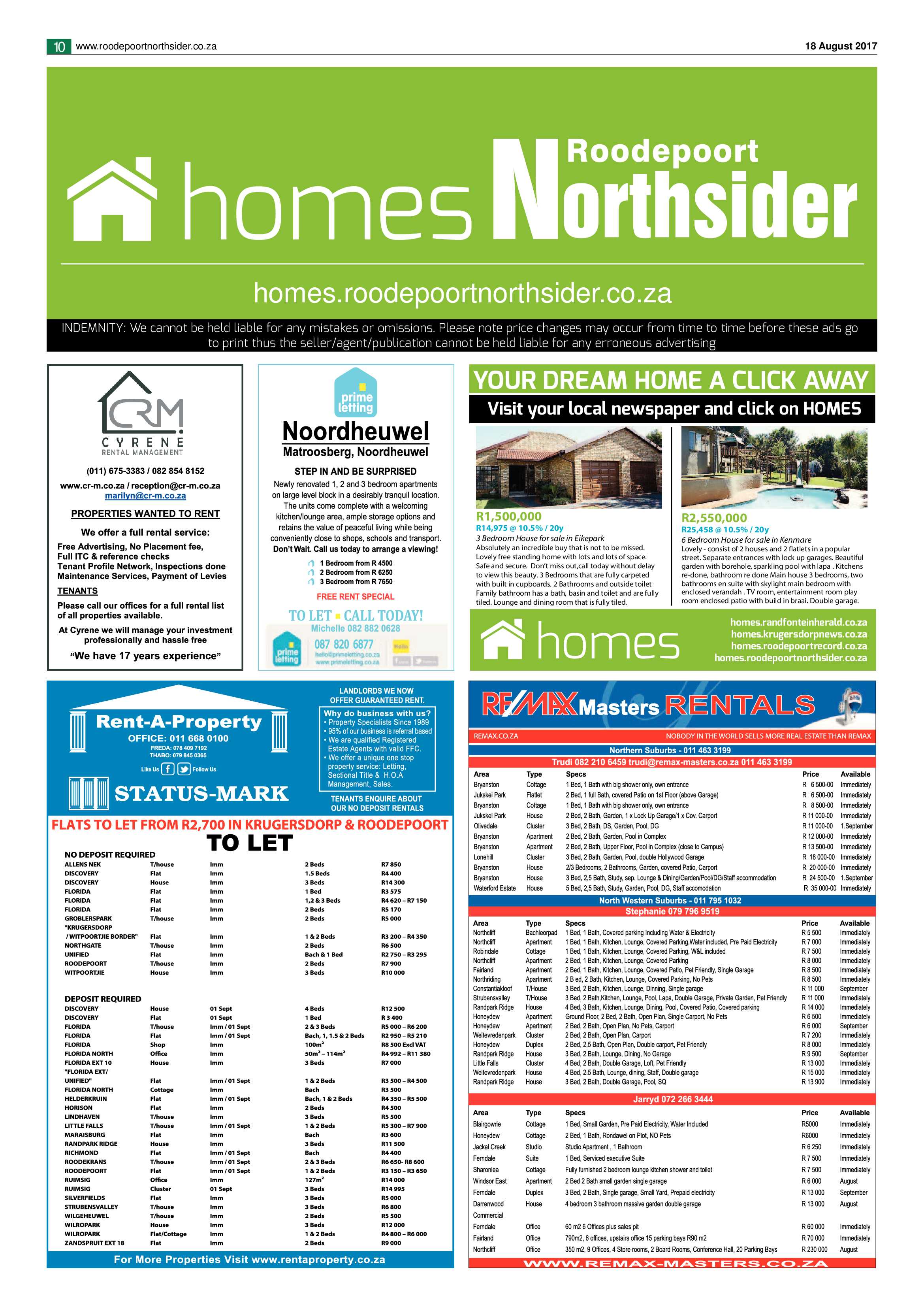 Roodepoort Northsider 18 August 2017 page 10