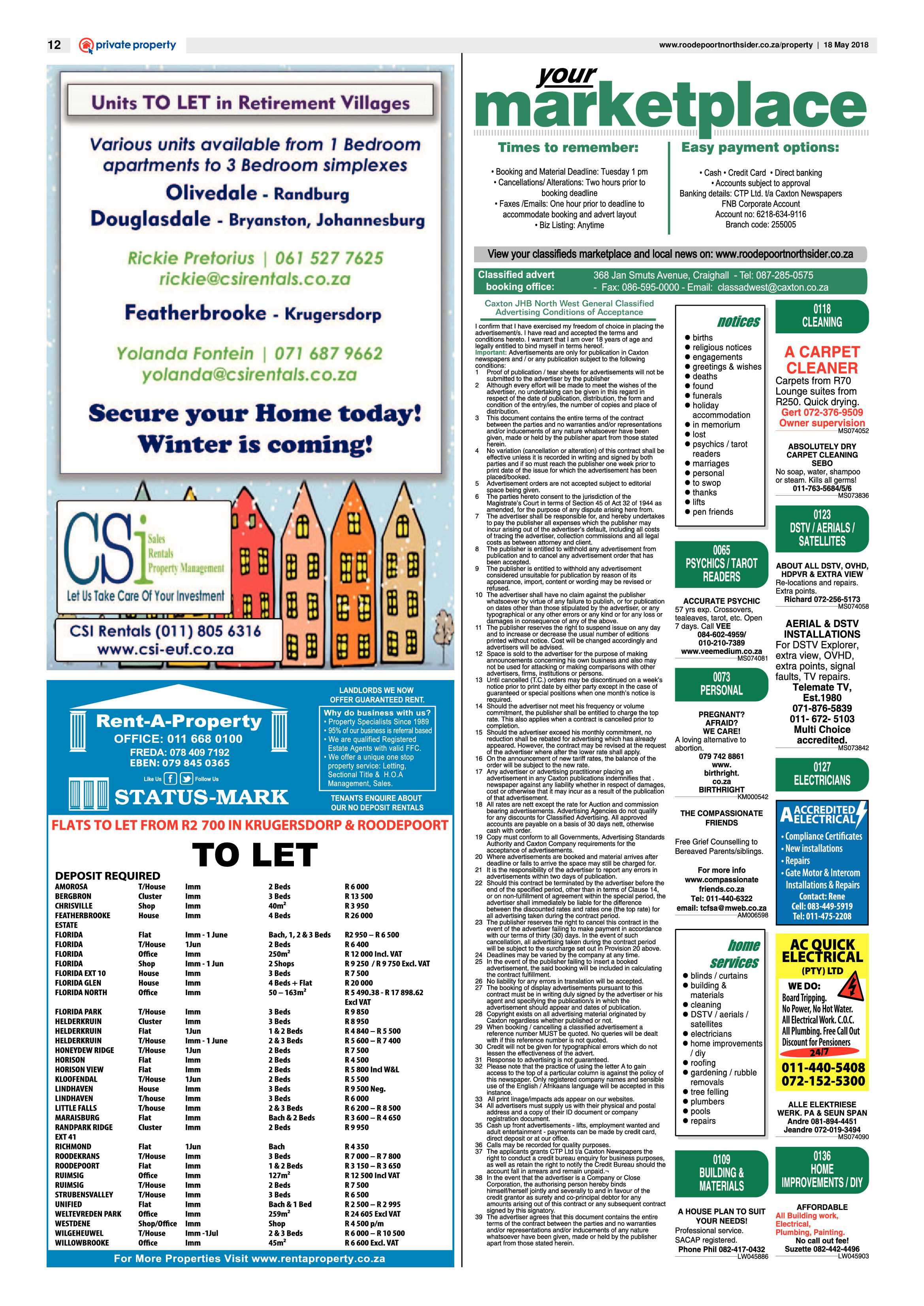 Roodepoort Northsider 18 May 2018 page 12