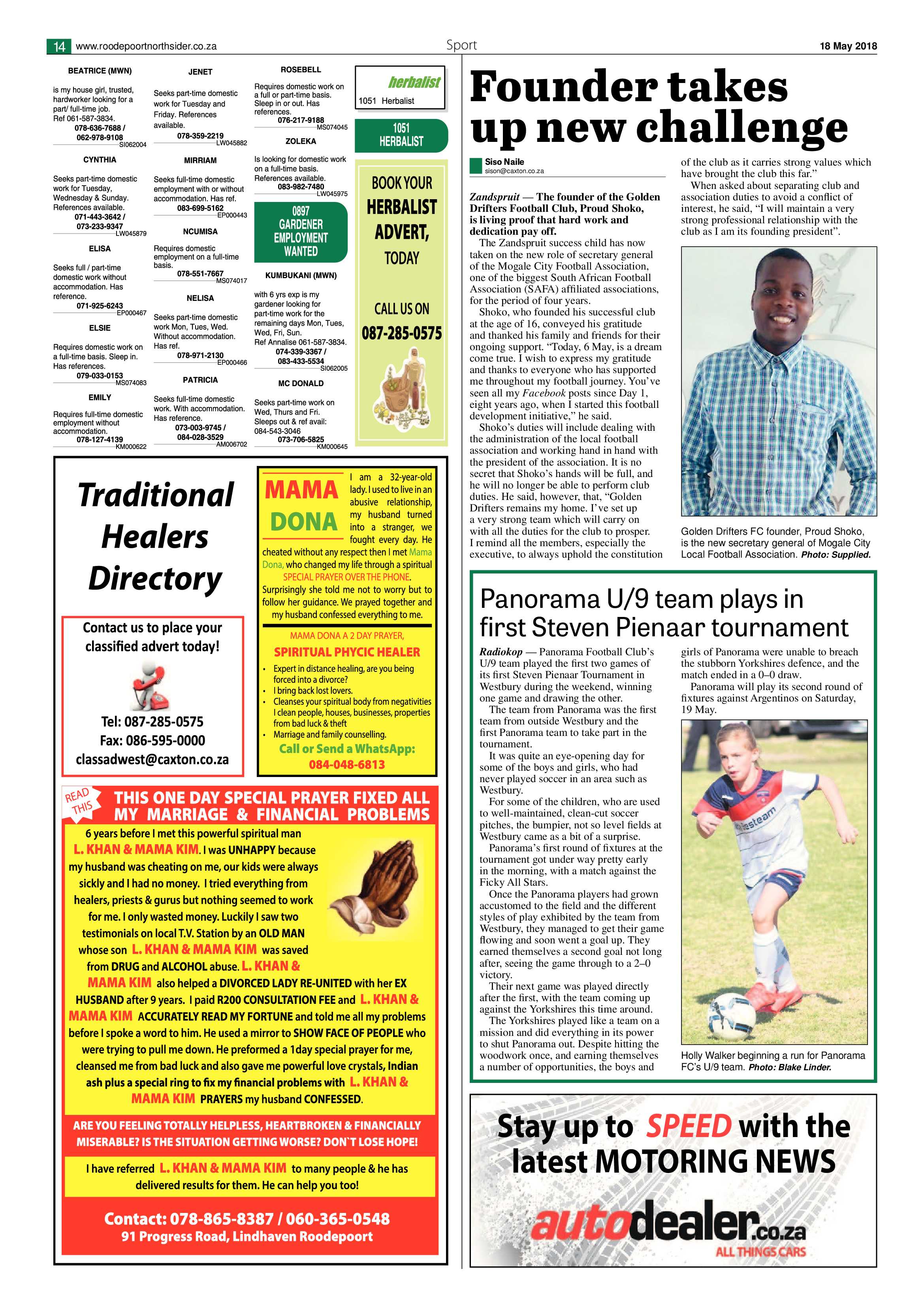 Roodepoort Northsider 18 May 2018 page 14