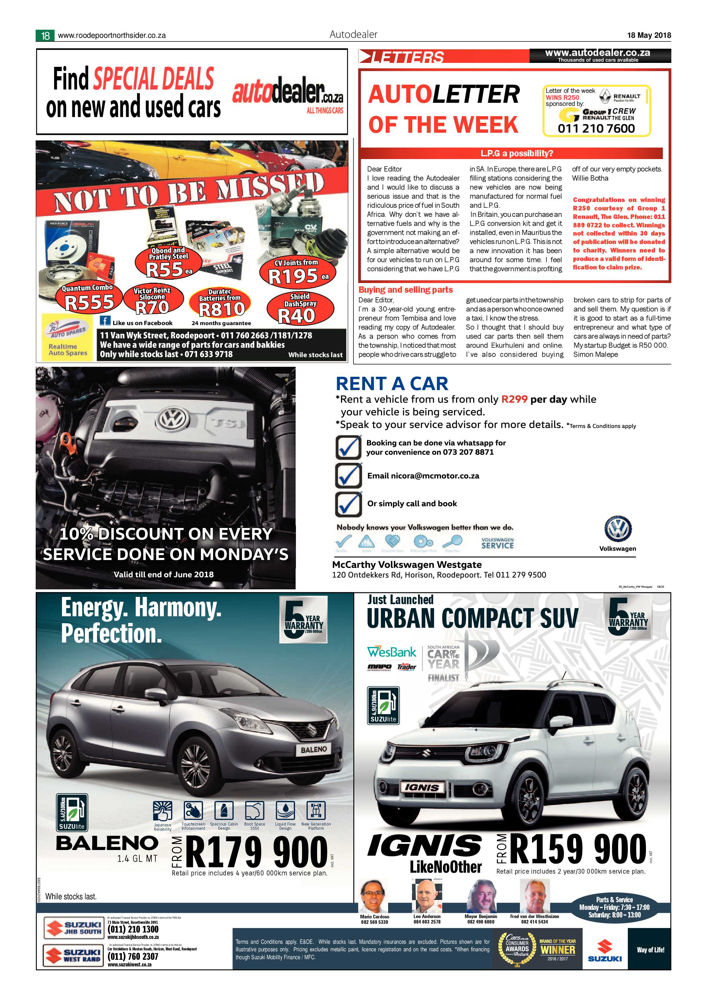 Roodepoort Northsider 18 May 2018 page 18