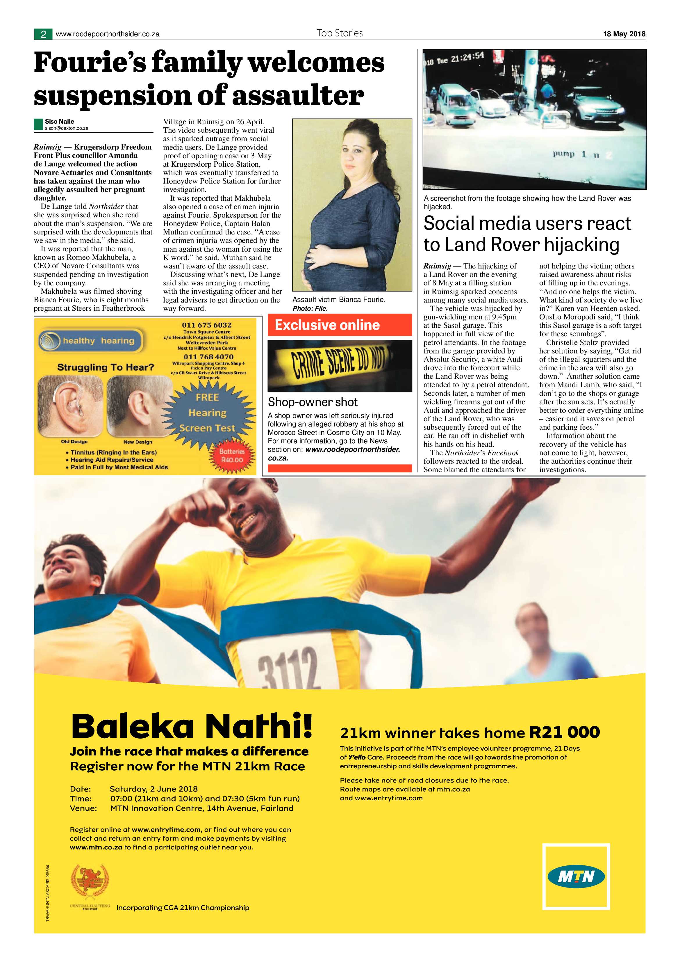 Roodepoort Northsider 18 May 2018 page 2