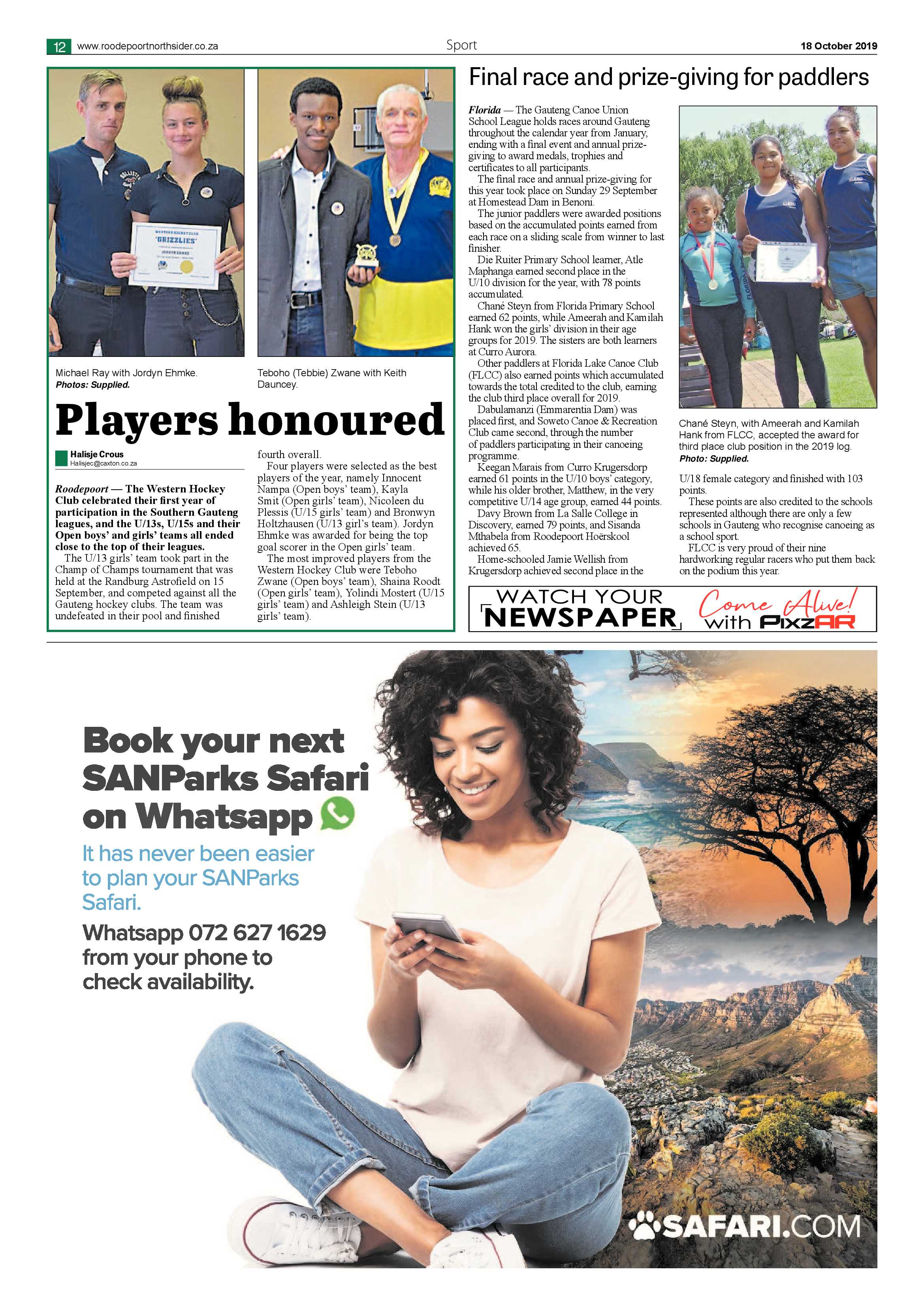 Roodepoort Northsider 18 October 2019 page 12
