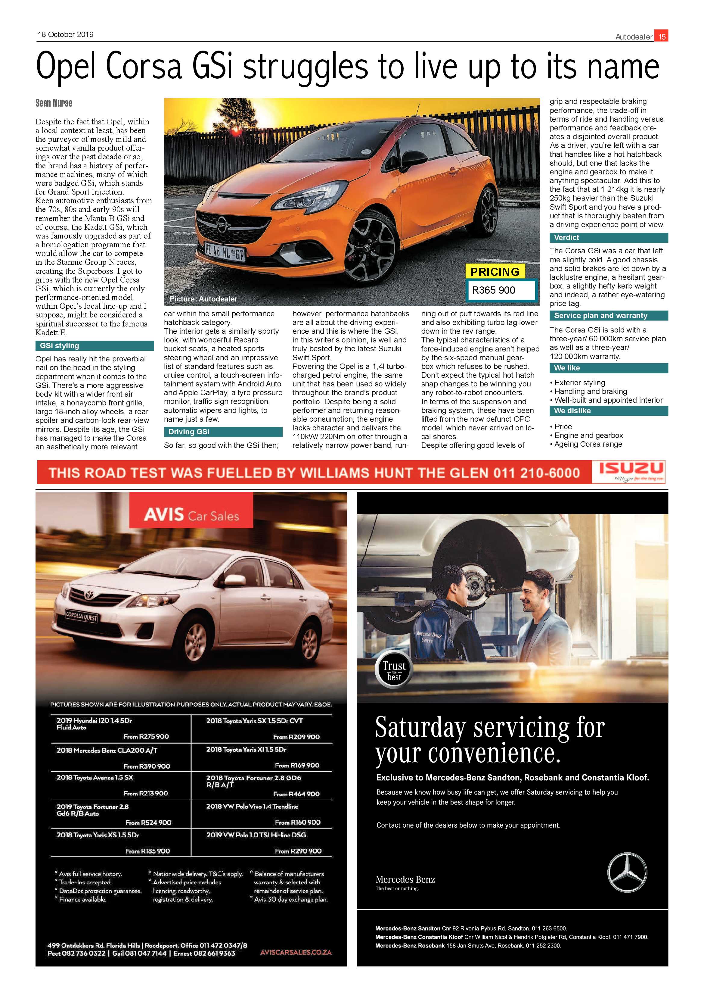 Roodepoort Northsider 18 October 2019 page 15