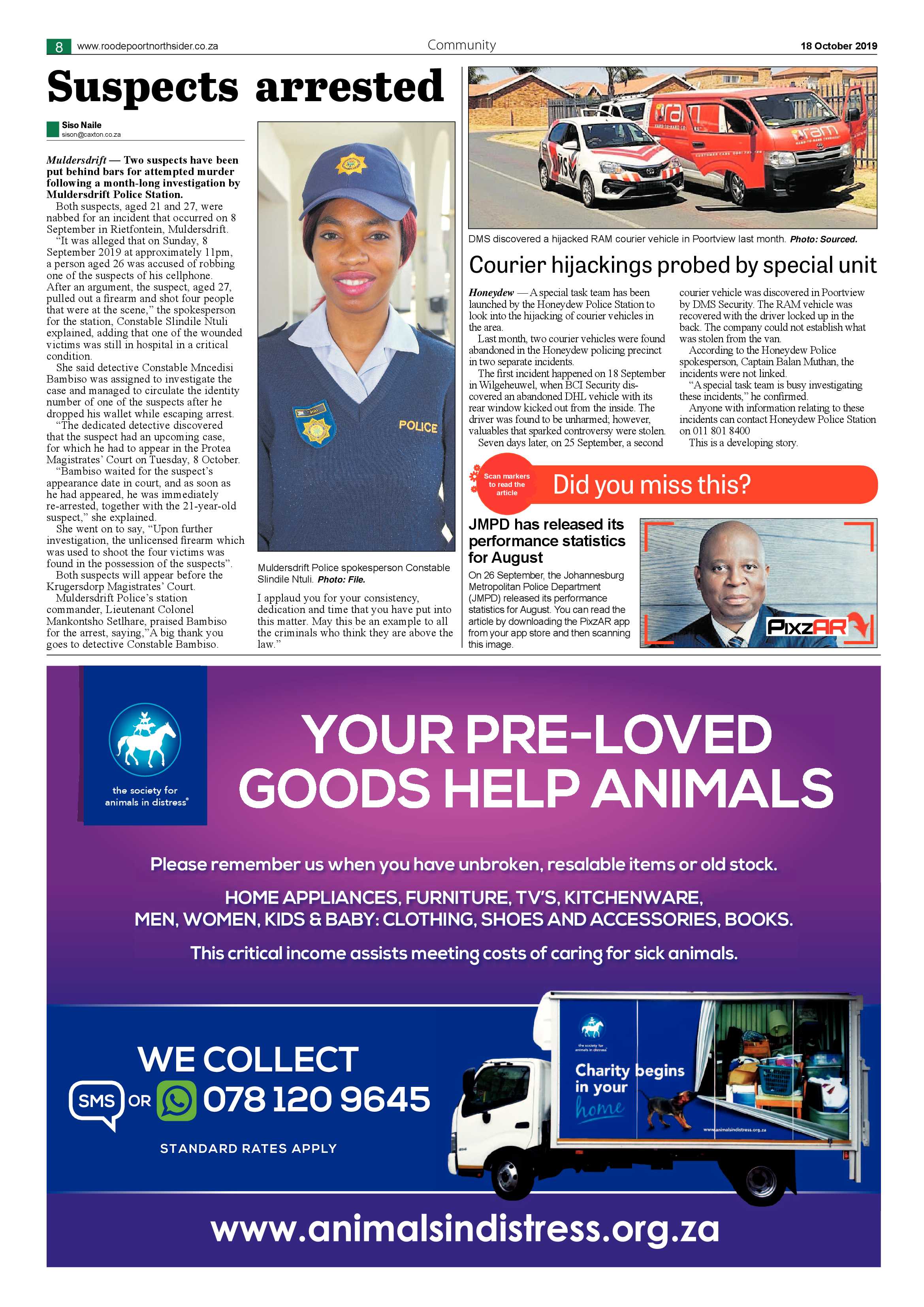 Roodepoort Northsider 18 October 2019 page 8
