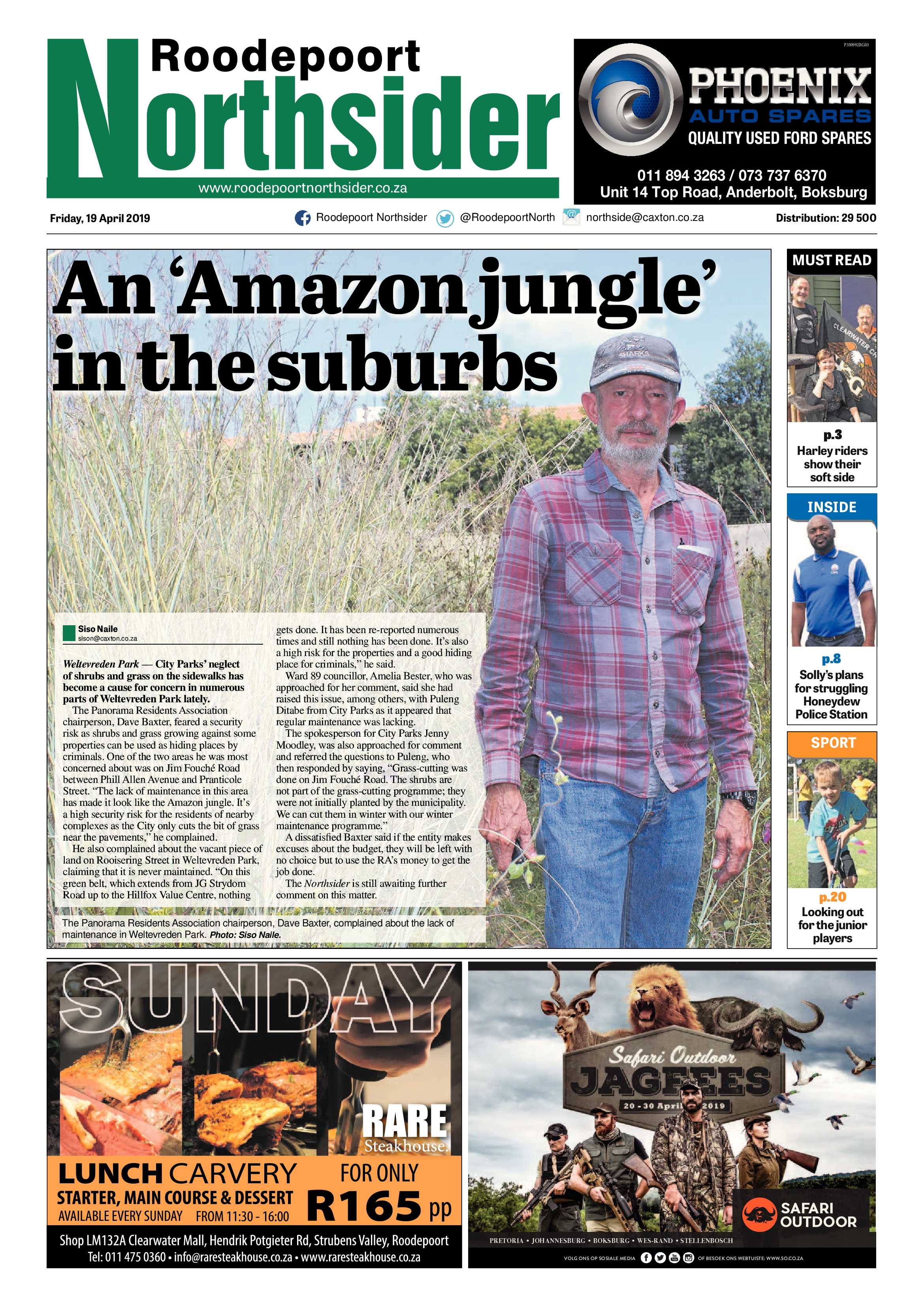 Roodepoort Northsider 19 April 2019 page 1