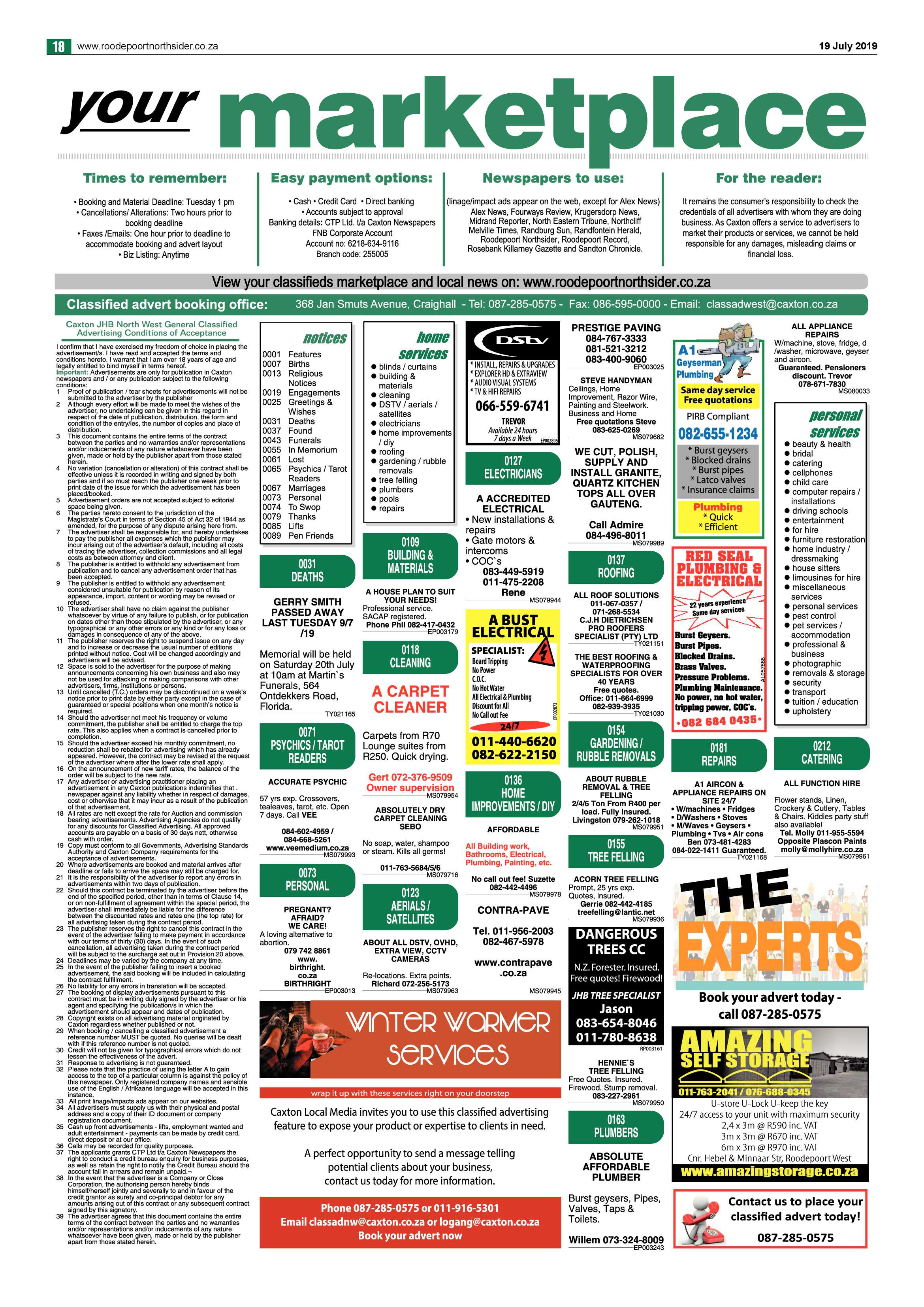 Roodepoort Northsider 19 July 2019 page 18