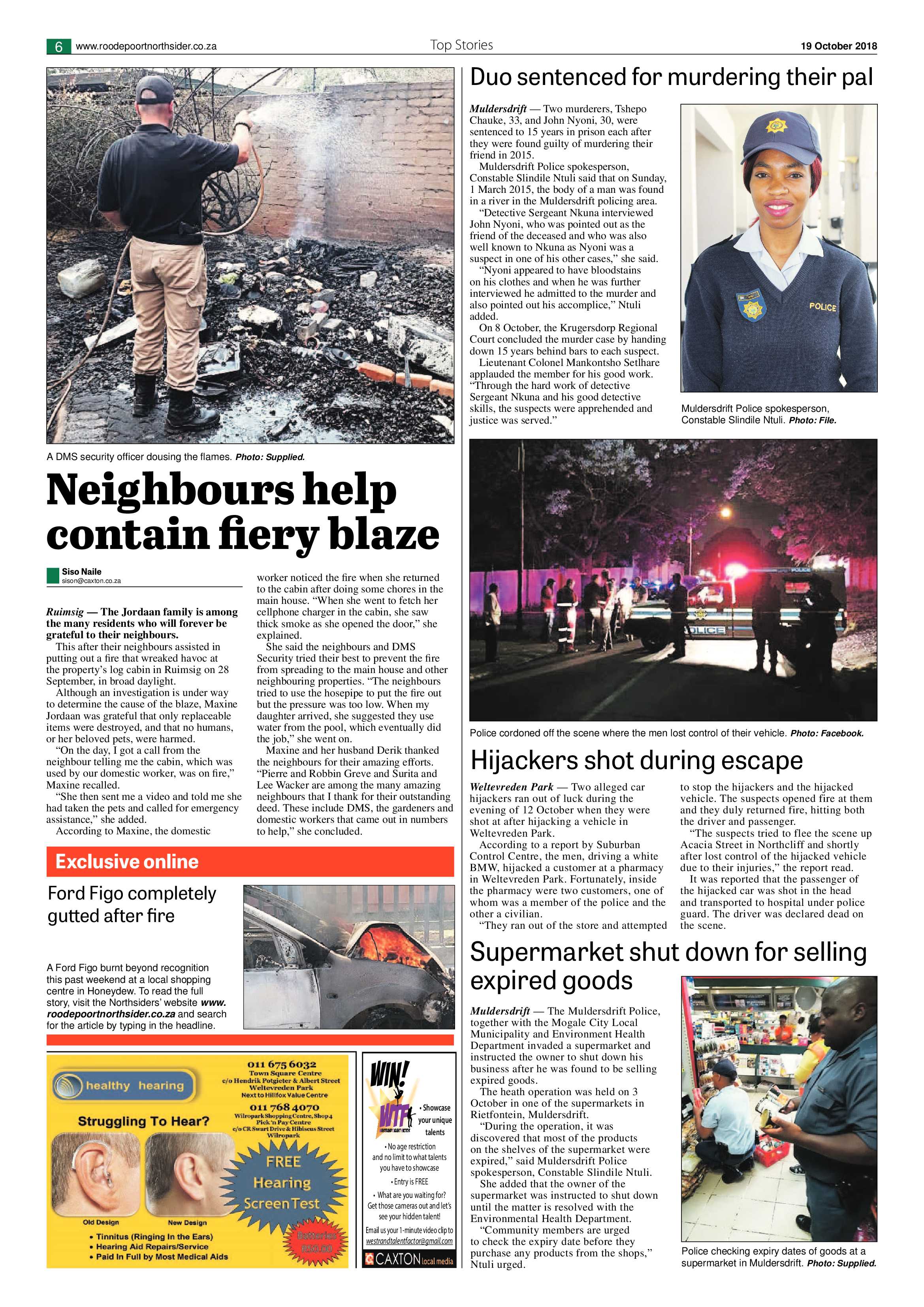 Roodepoort Northsider 19 October 2018 page 6