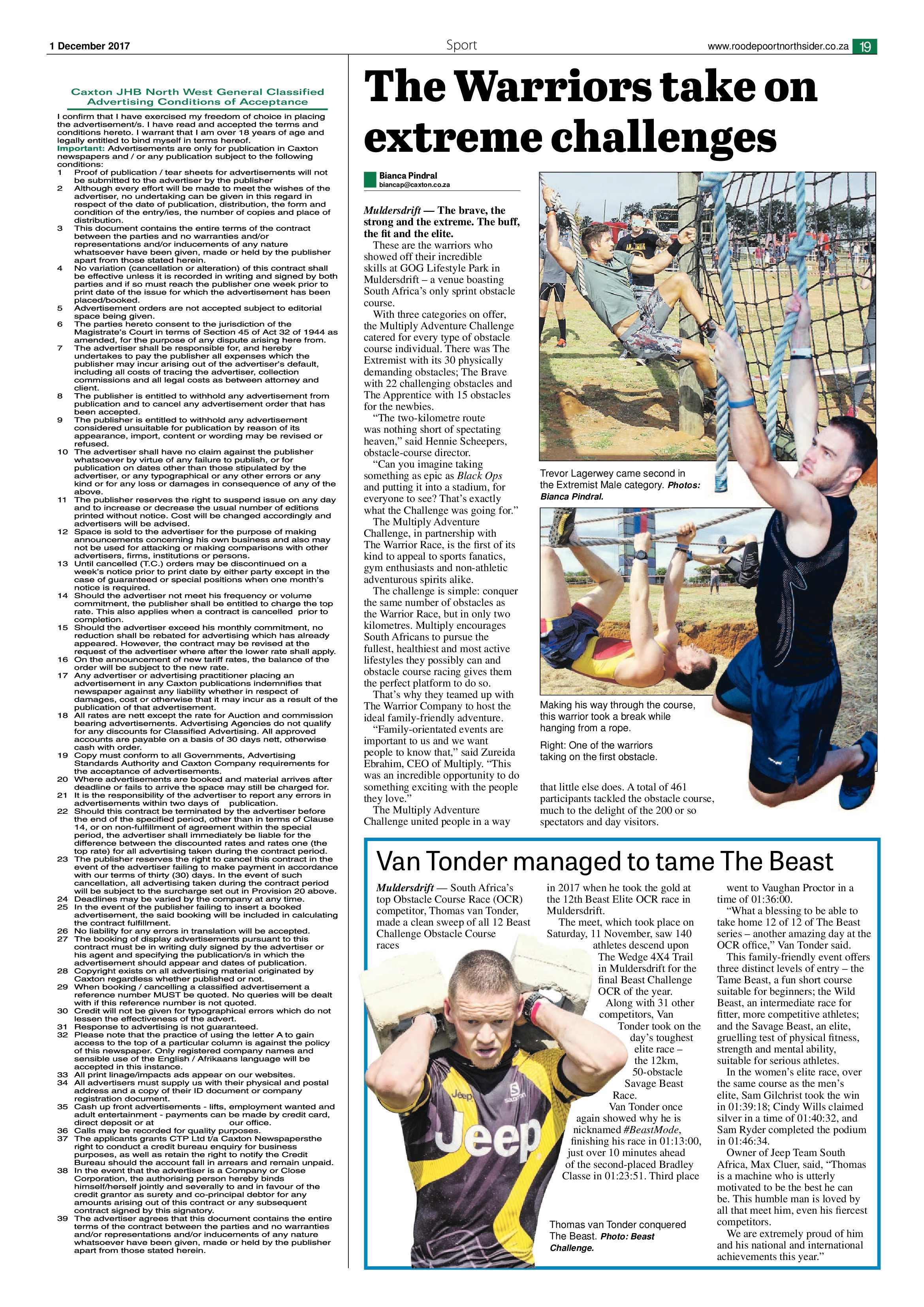 Roodepoort Northsider 1 December 2017 page 19