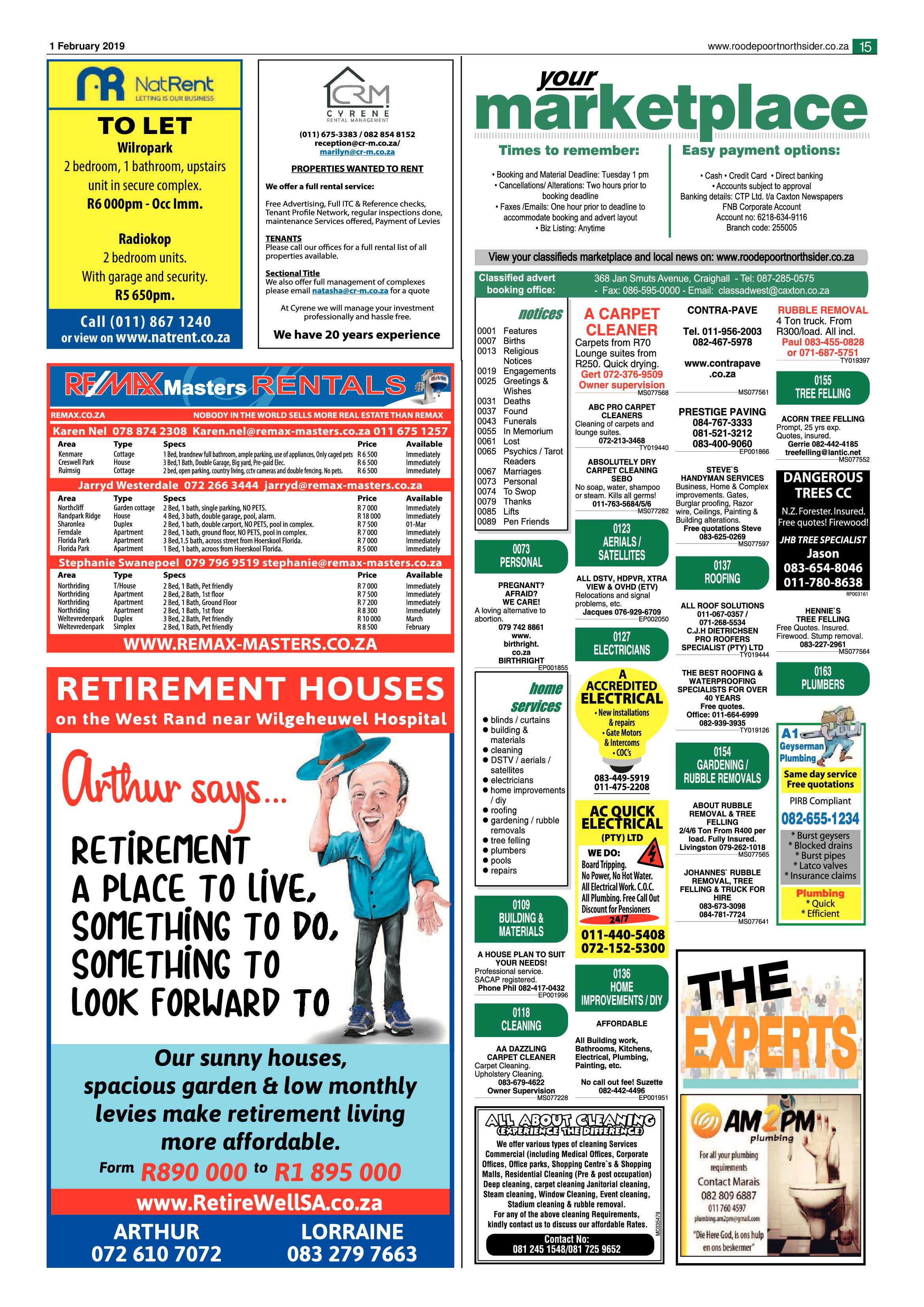 Roodepoort Northsider 1 February 2019 page 15