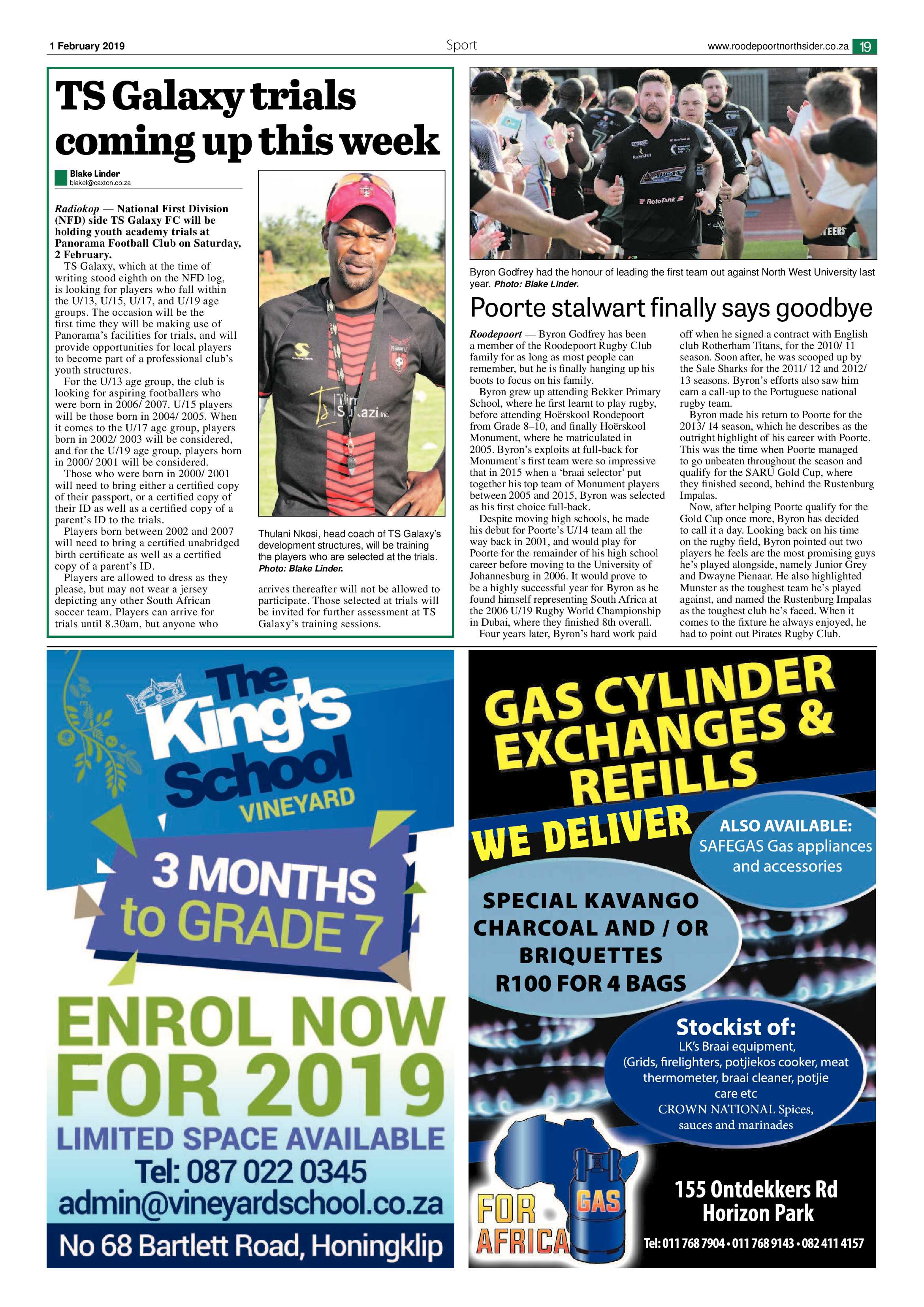 Roodepoort Northsider 1 February 2019 page 19