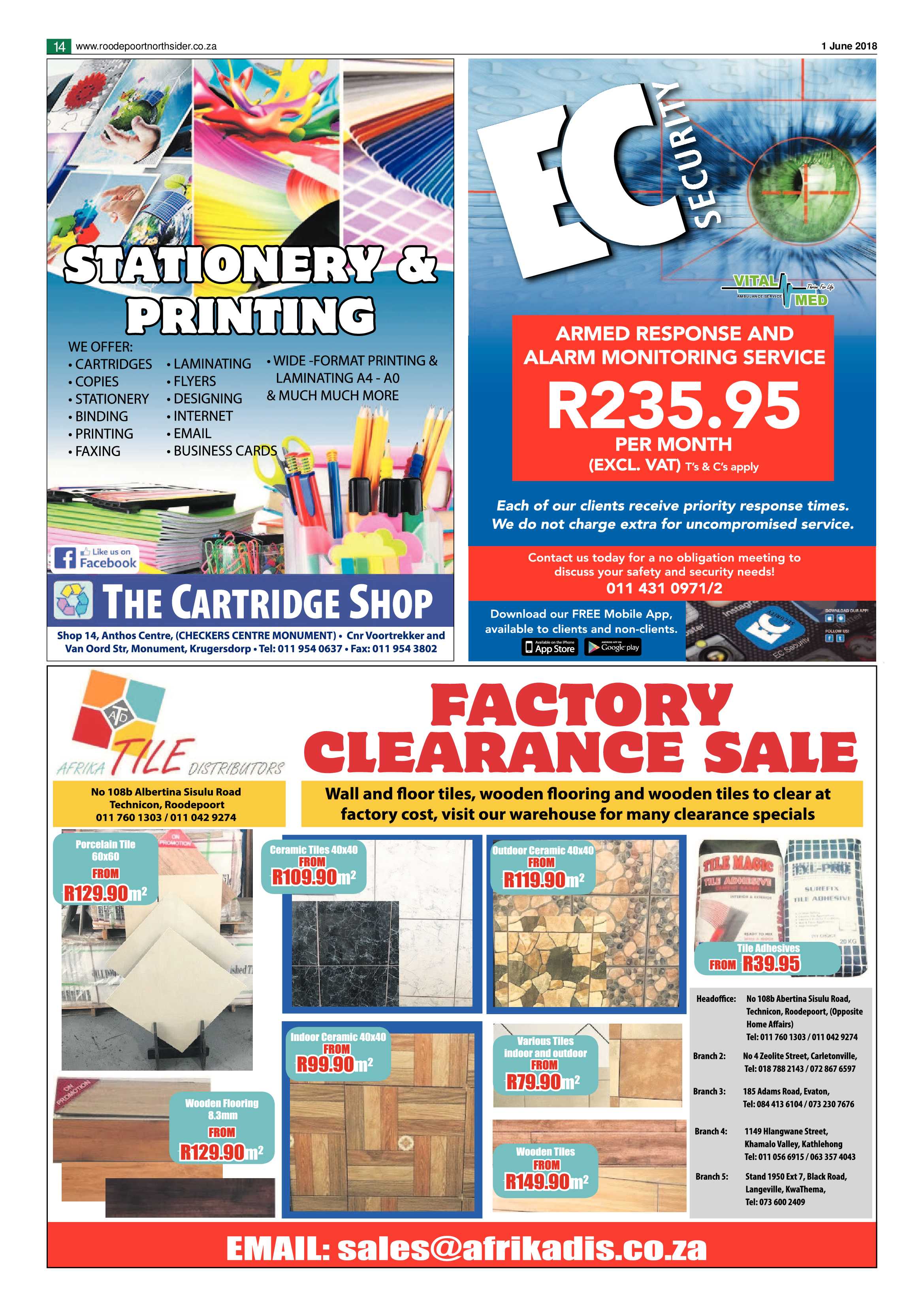 Roodepoort Northsider 1 June 2018 page 14