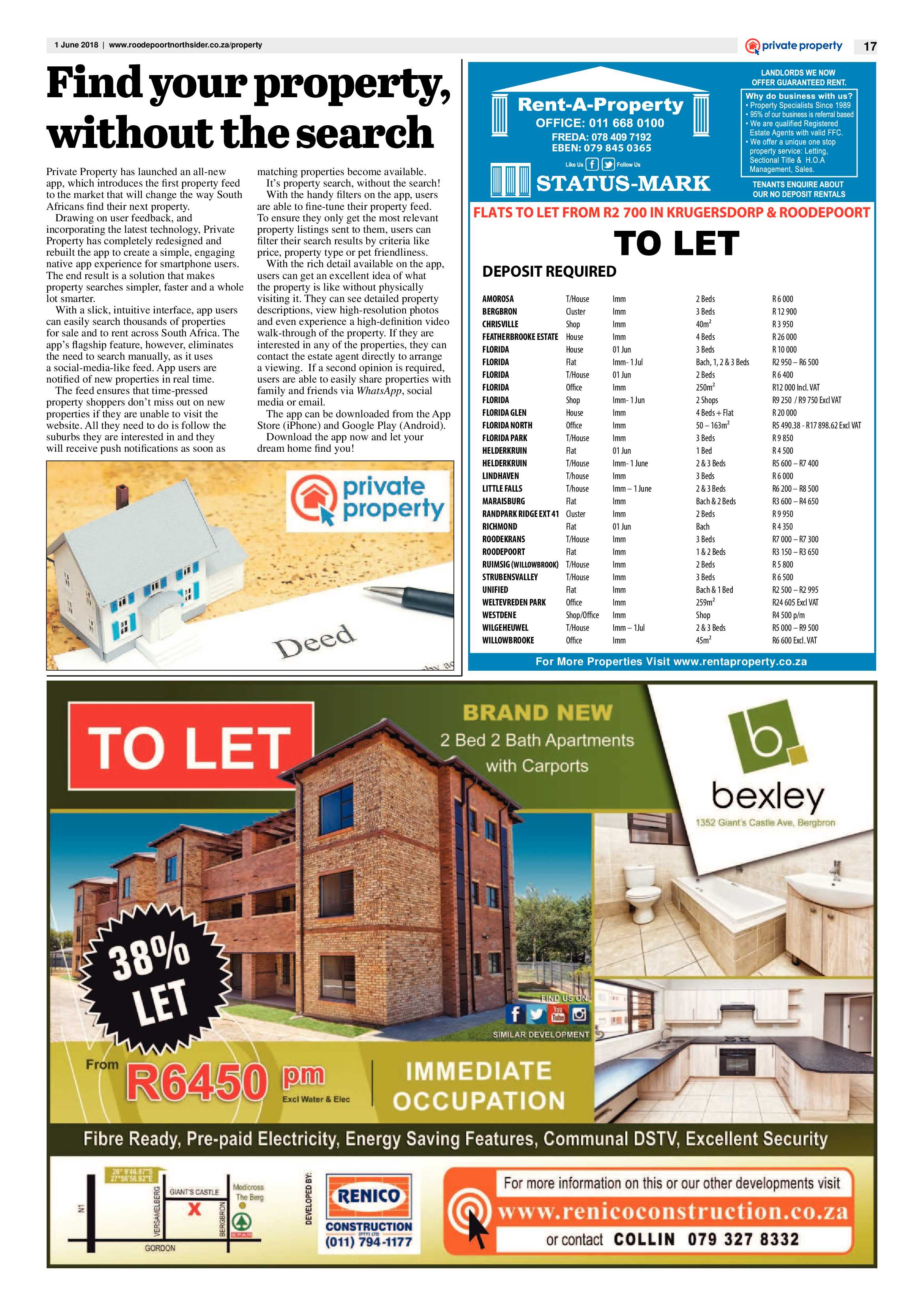 Roodepoort Northsider 1 June 2018 page 17