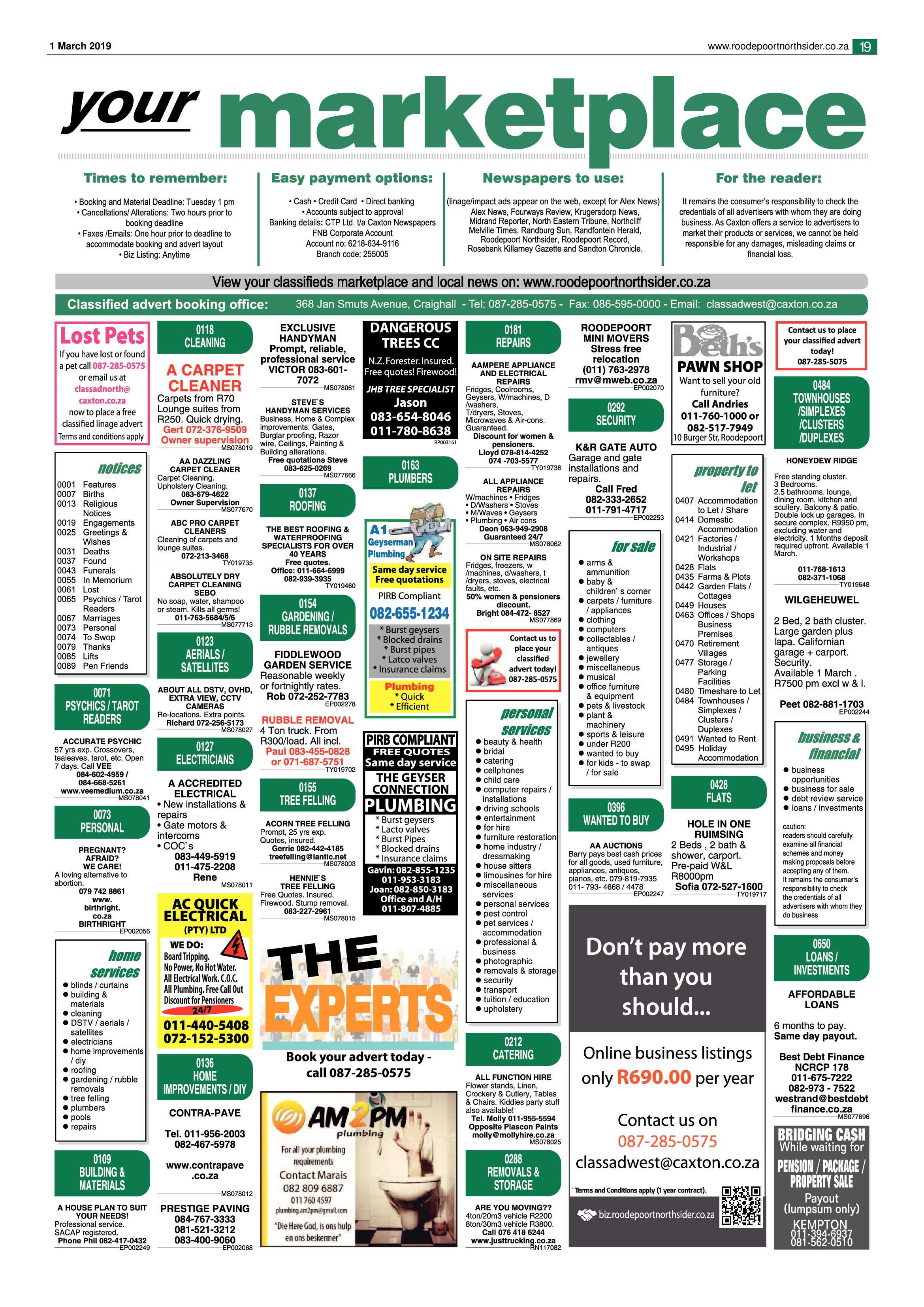 Roodepoort Northsider 1 March 2019 page 19