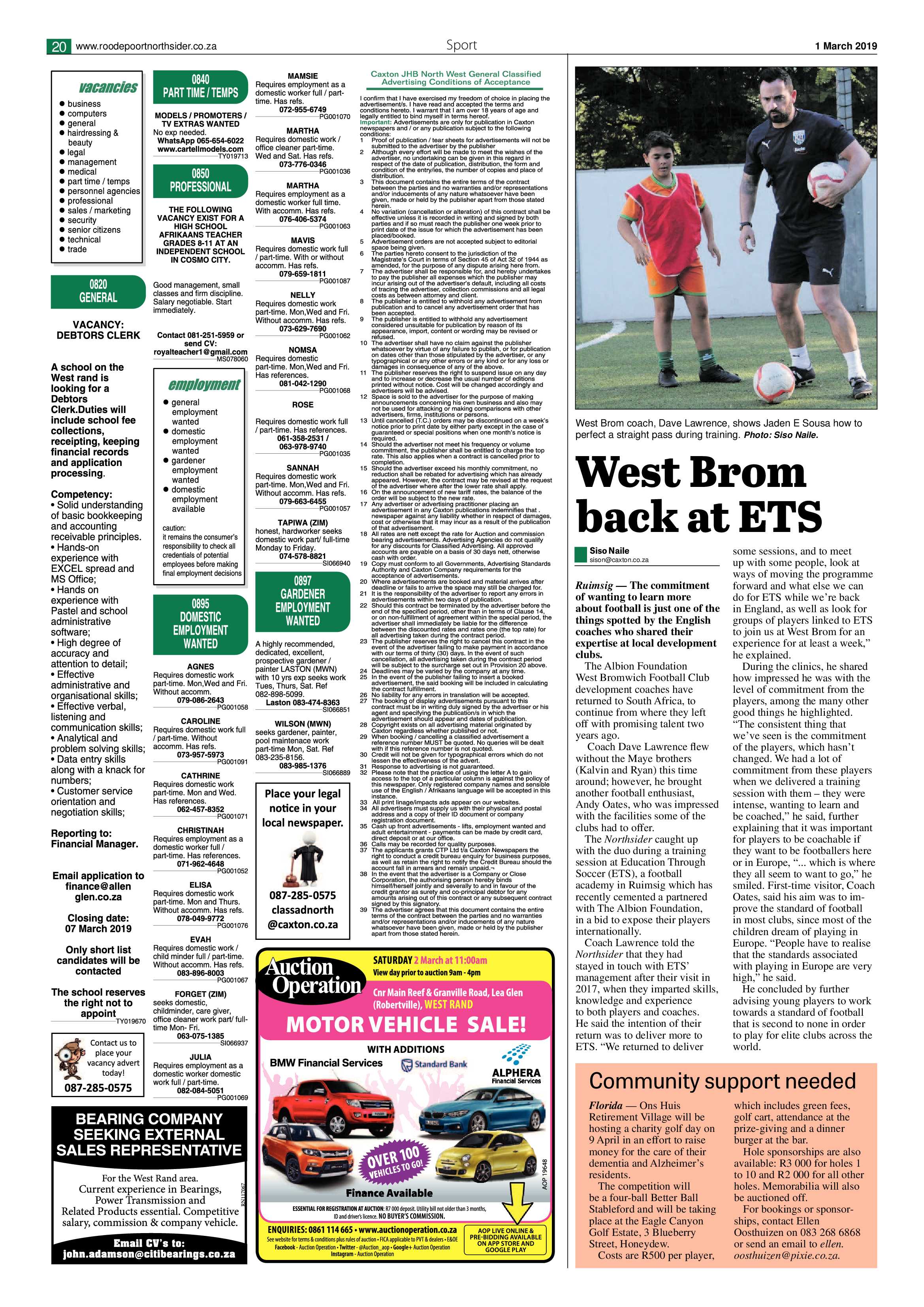 Roodepoort Northsider 1 March 2019 page 20