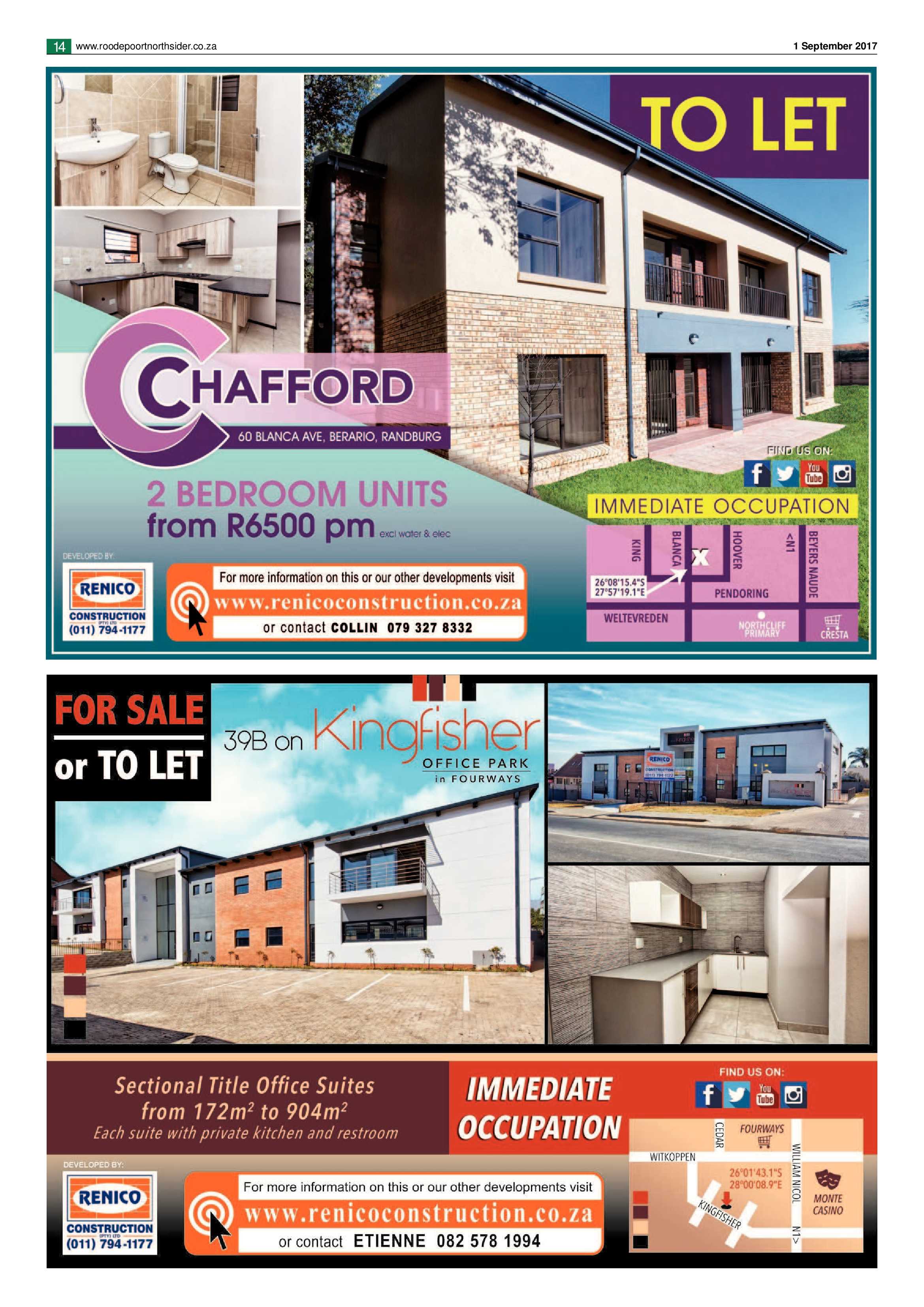 Roodepoort Northsider 1 September 2017 page 14