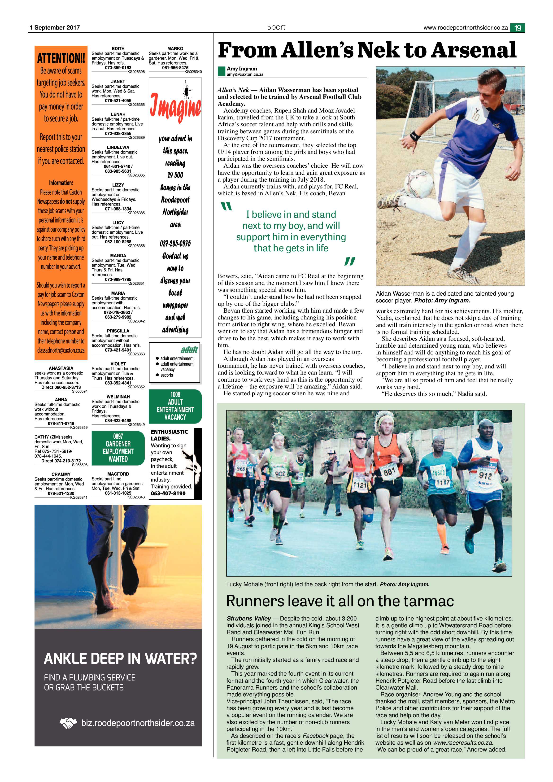 Roodepoort Northsider 1 September 2017 page 19