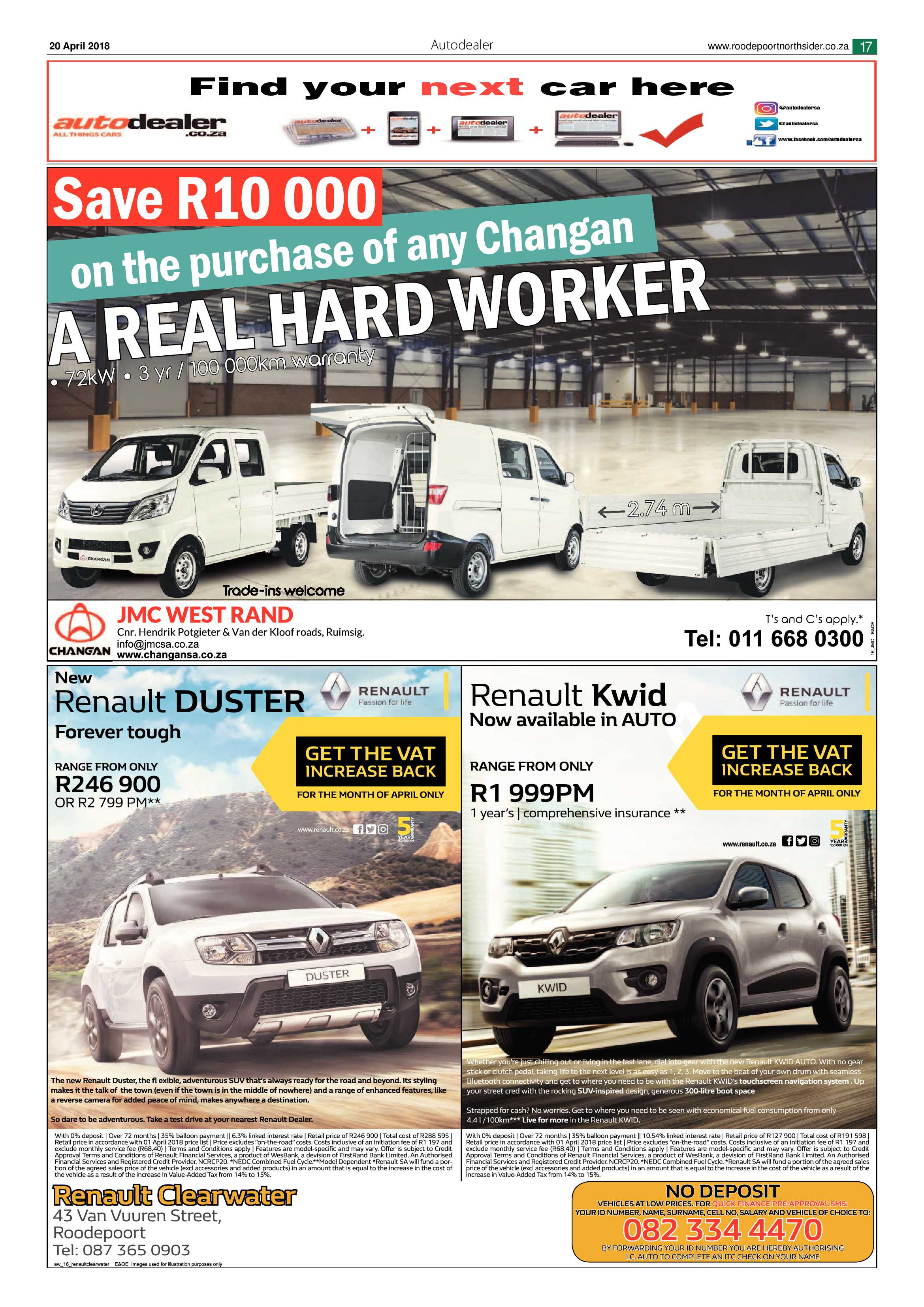 Roodepoort Northsider 20 April 2018 page 17