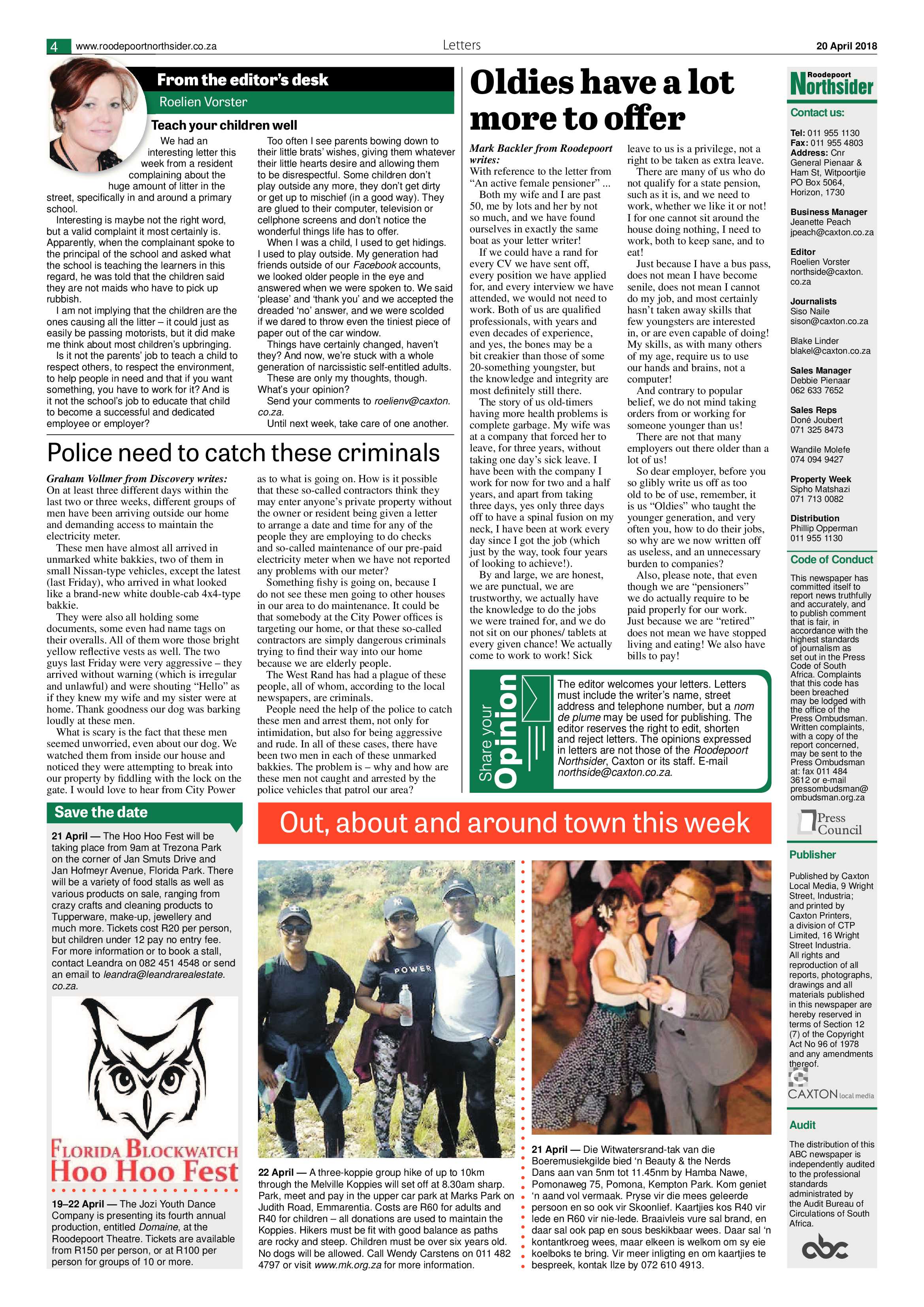 Roodepoort Northsider 20 April 2018 page 4
