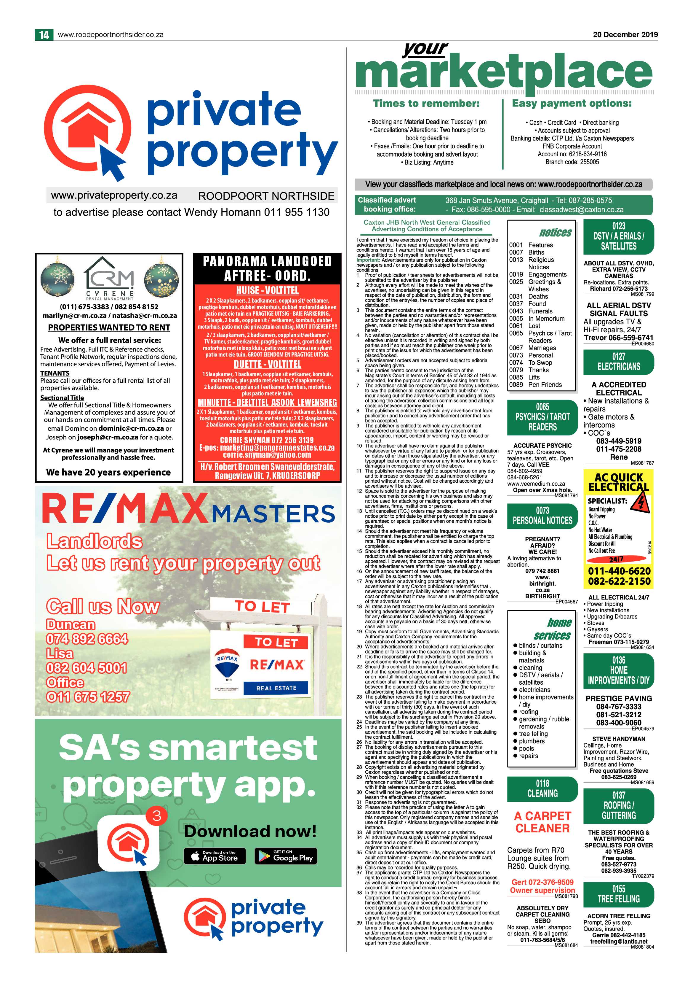 Roodepoort Northsider 20 December 2019 page 14