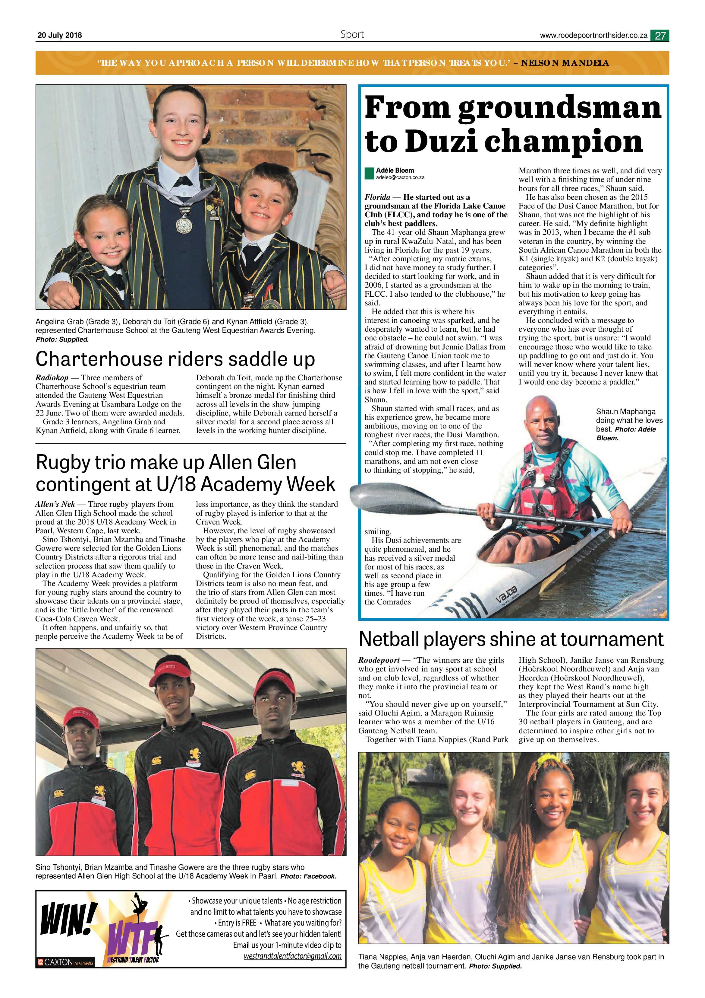 Roodepoort Northsider 20 July 2018 page 27