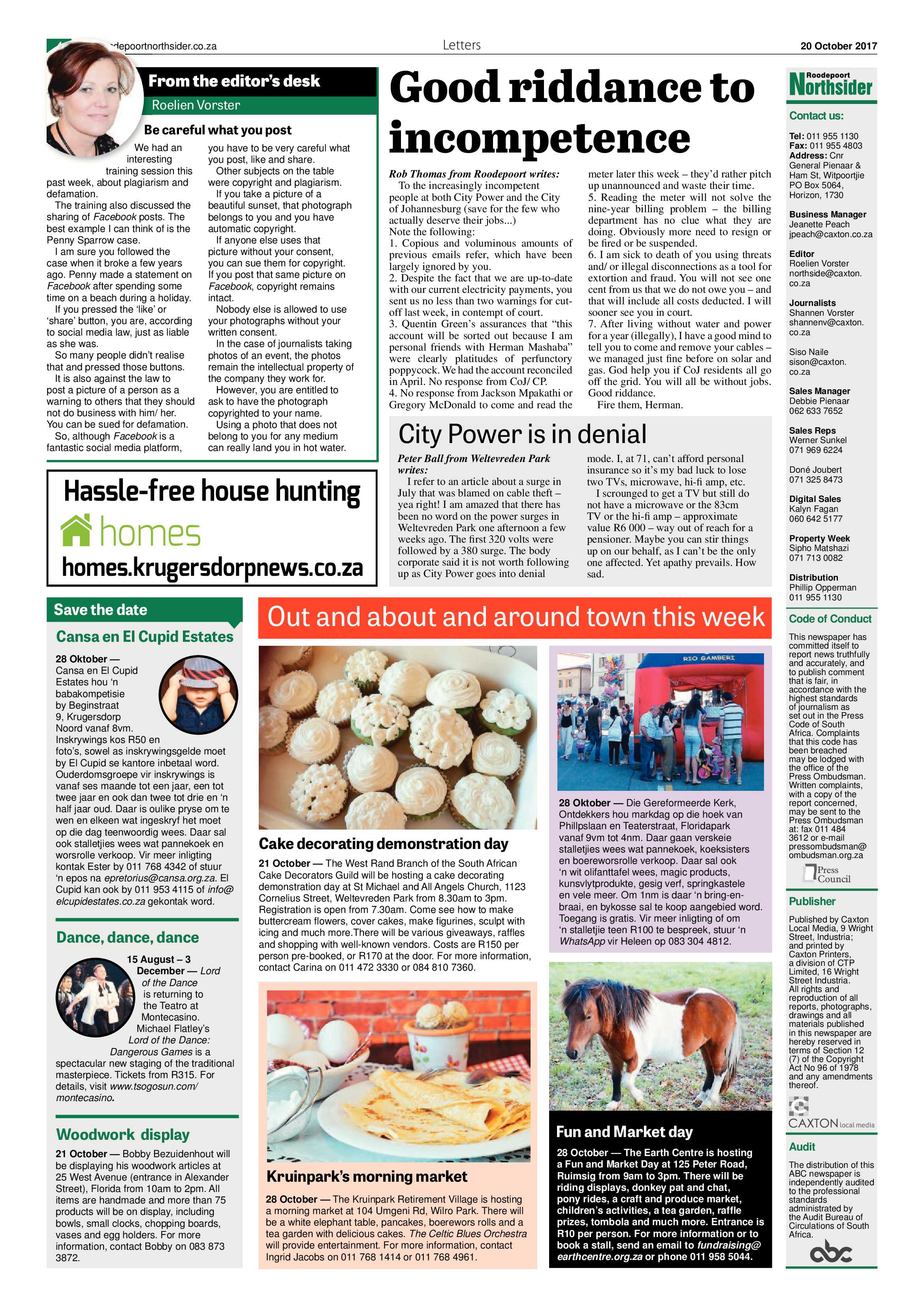 Roodepoort Northsider 20 October 2017 page 4