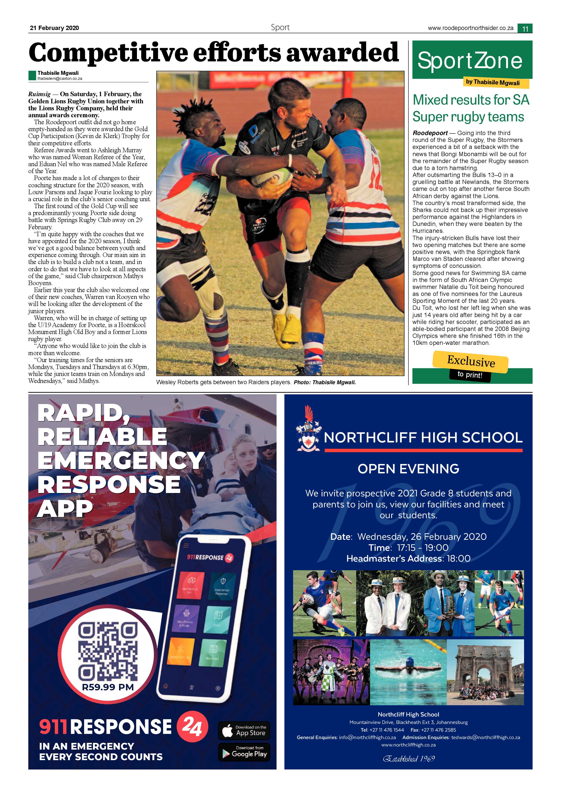 Roodepoort Northsider 21 February 2020 page 11