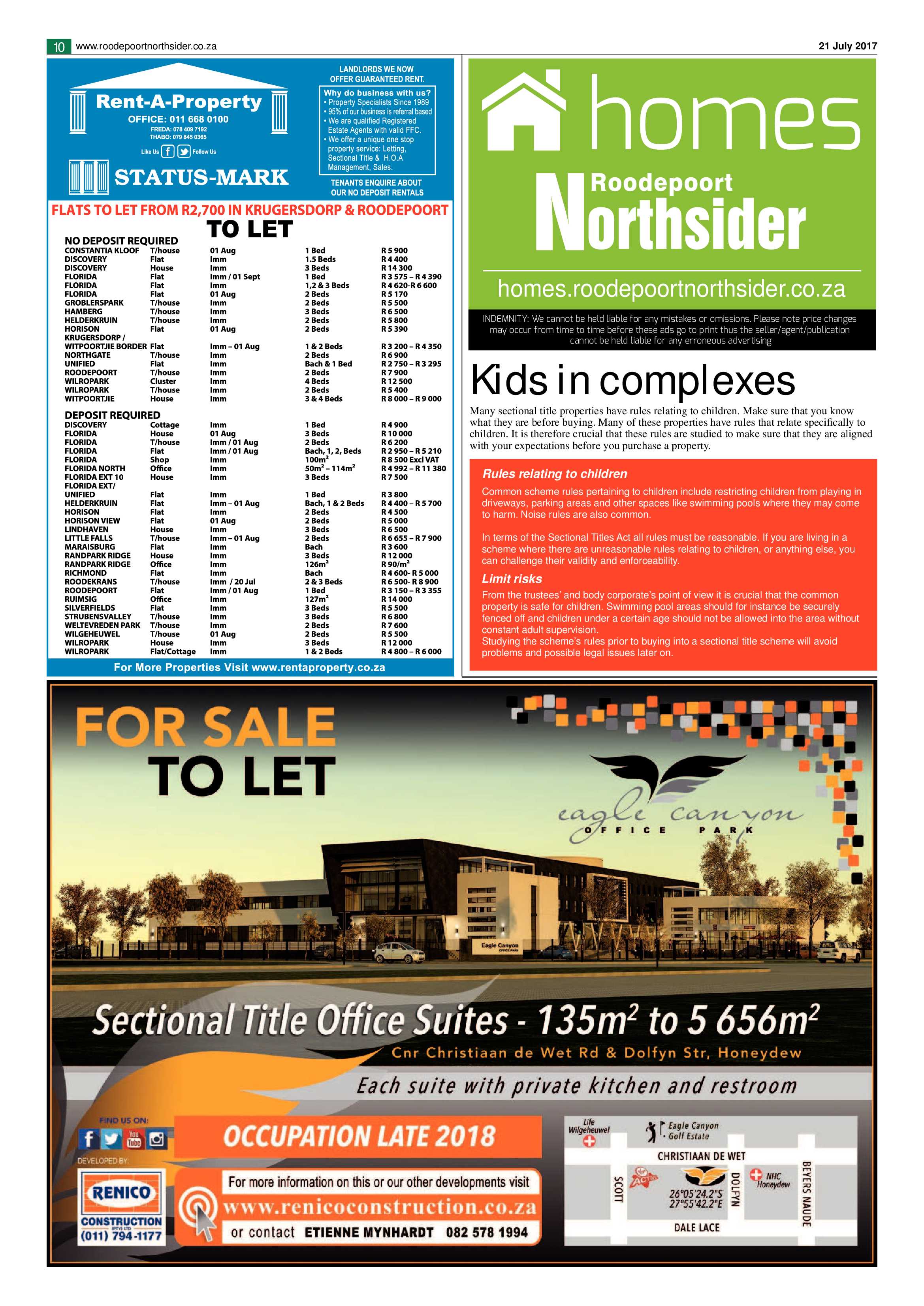 Roodepoort Northsider 21 July 2017 page 10