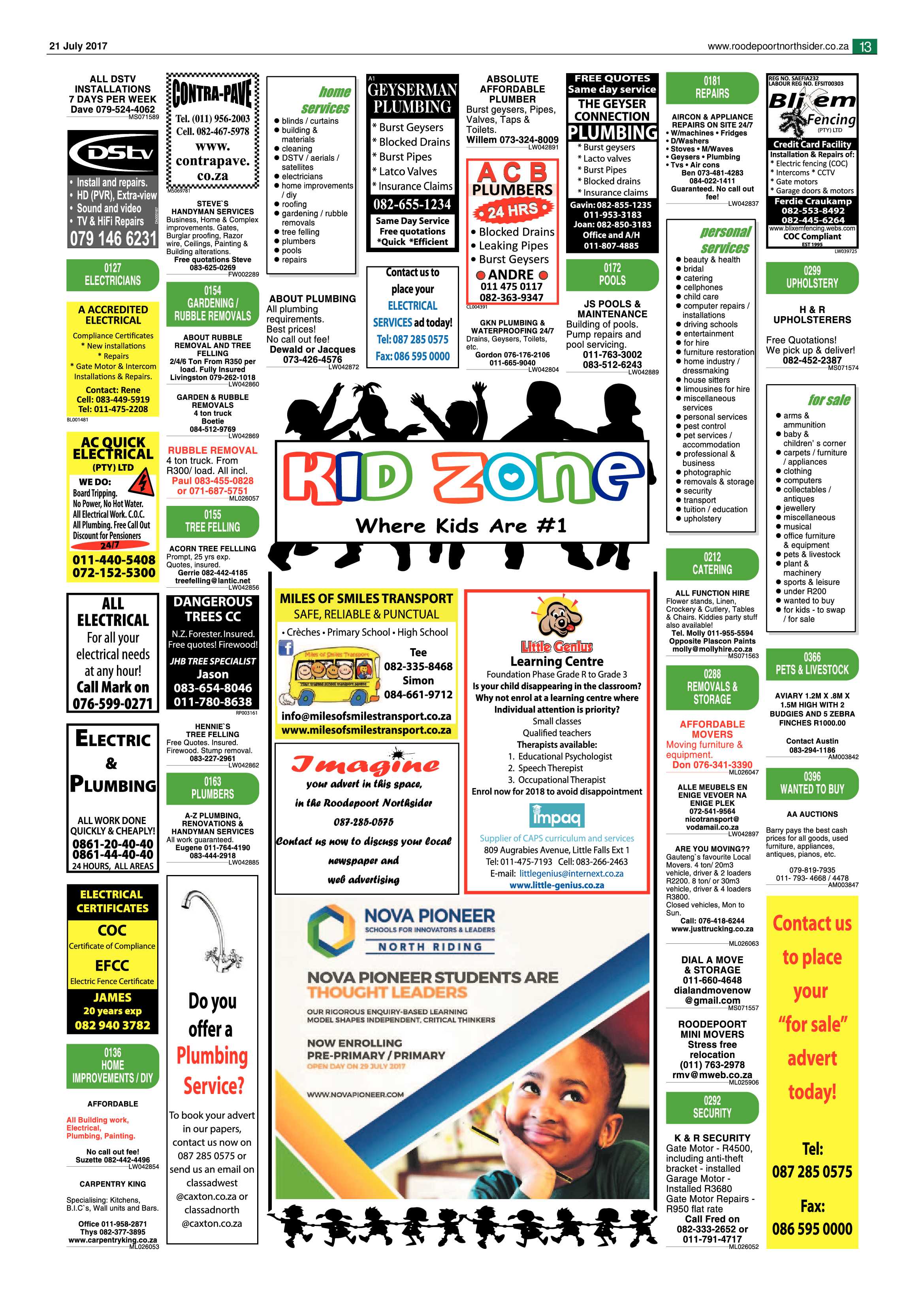 Roodepoort Northsider 21 July 2017 page 13