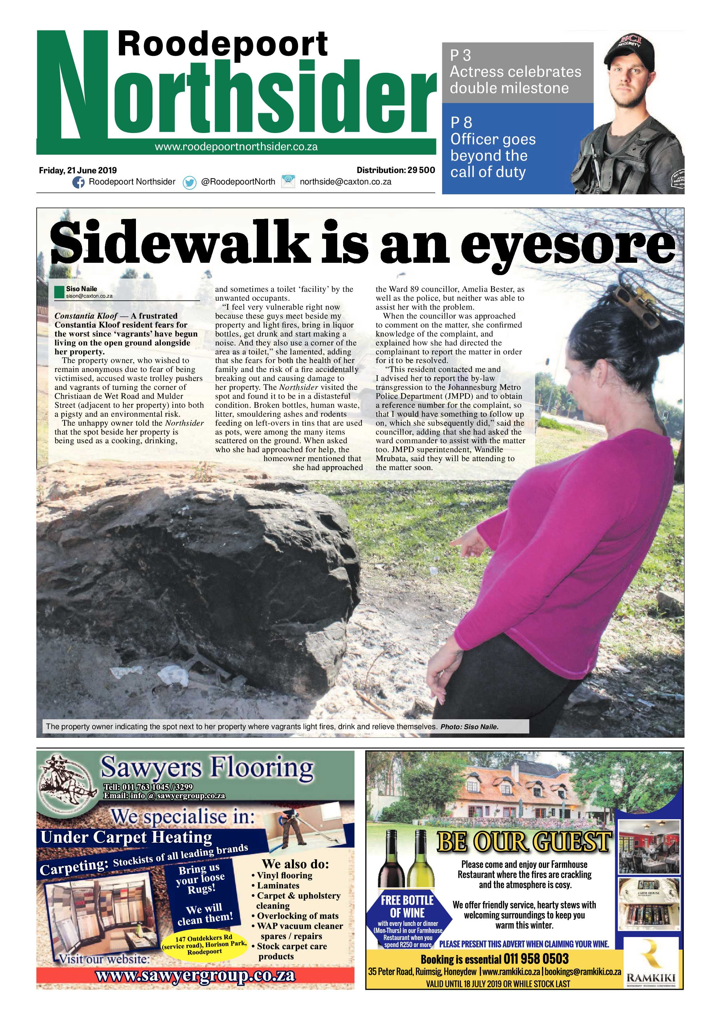 Roodepoort Northsider 21 June 2019 page 1