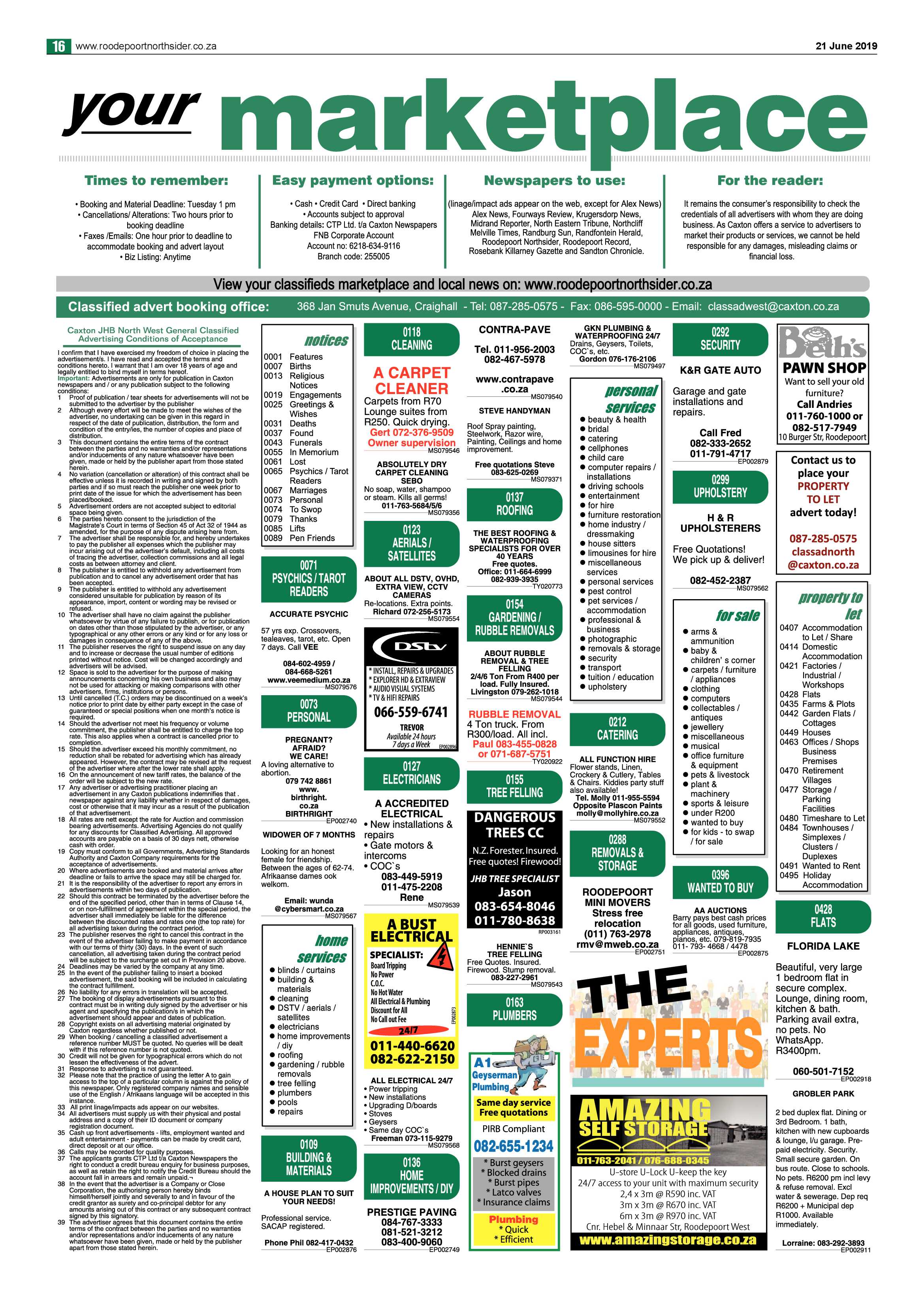 Roodepoort Northsider 21 June 2019 page 16