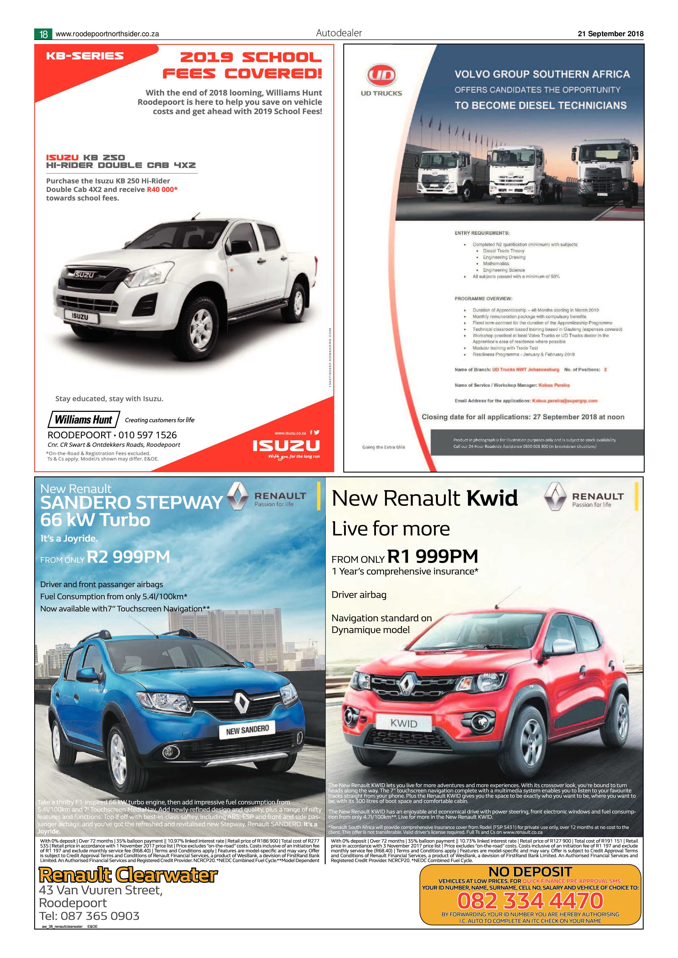 Roodepoort Northsider 21 September 2018 page 18