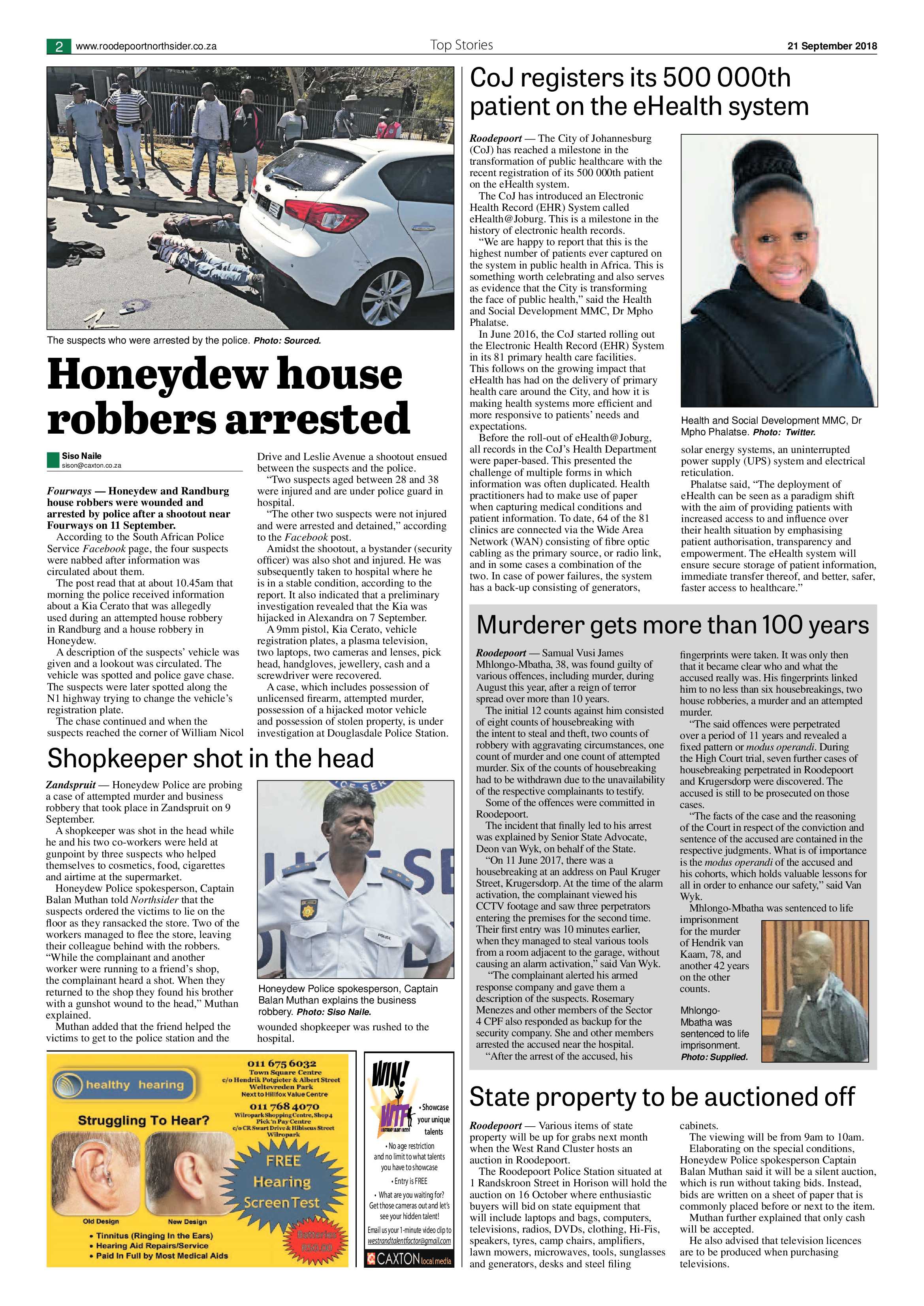 Roodepoort Northsider 21 September 2018 page 2