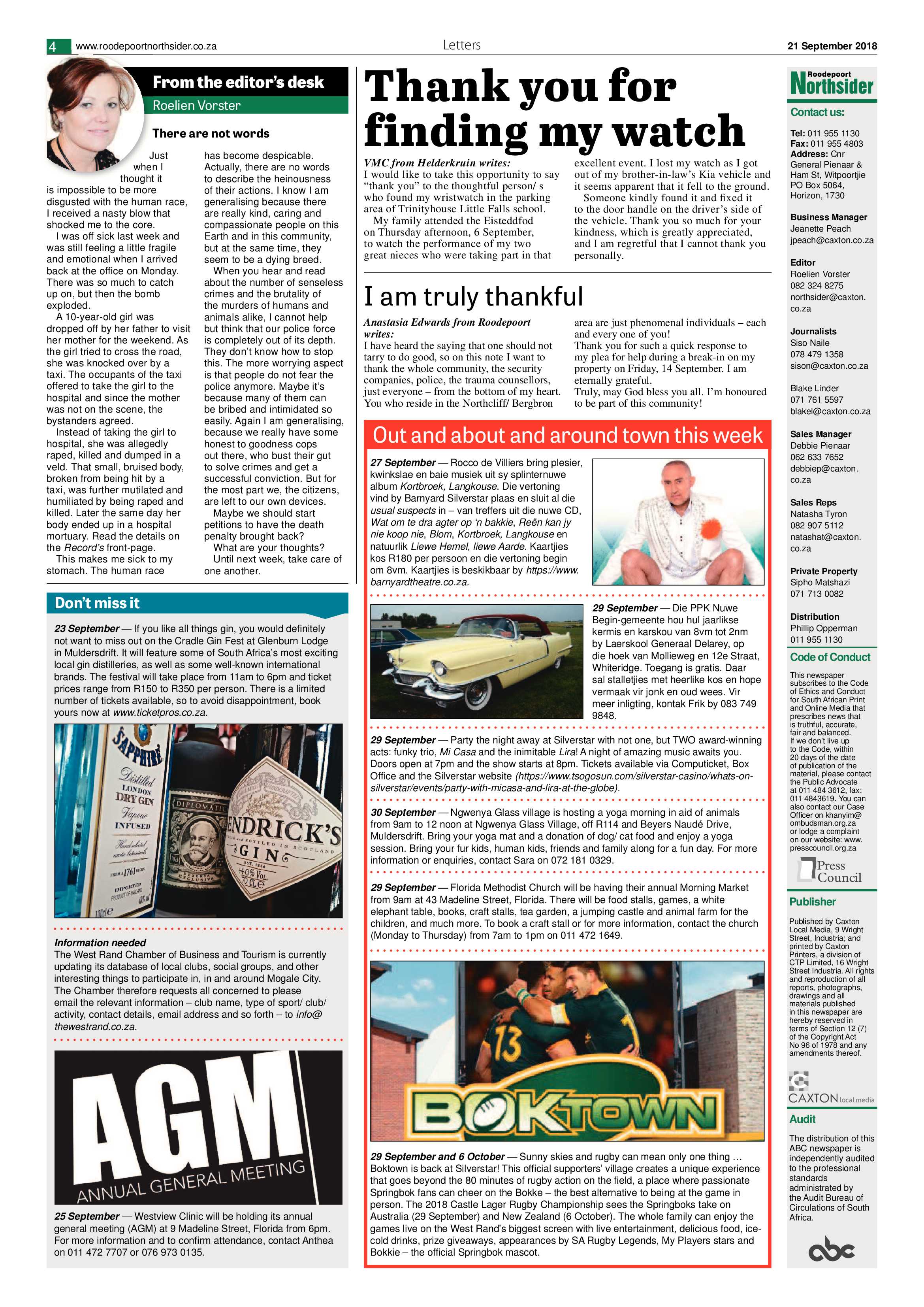 Roodepoort Northsider 21 September 2018 page 4