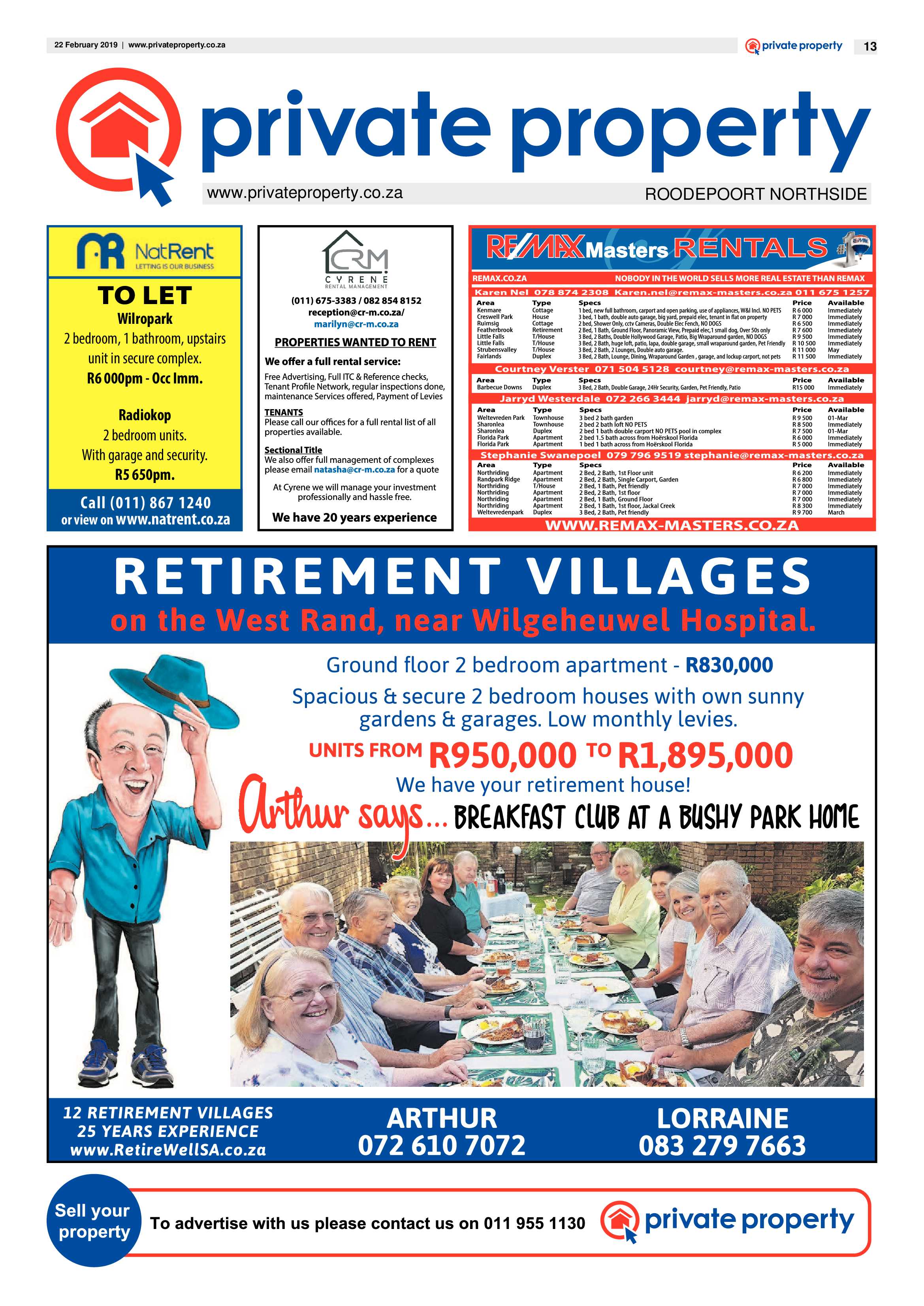 Roodepoort Northsider 22 February 2019 page 13