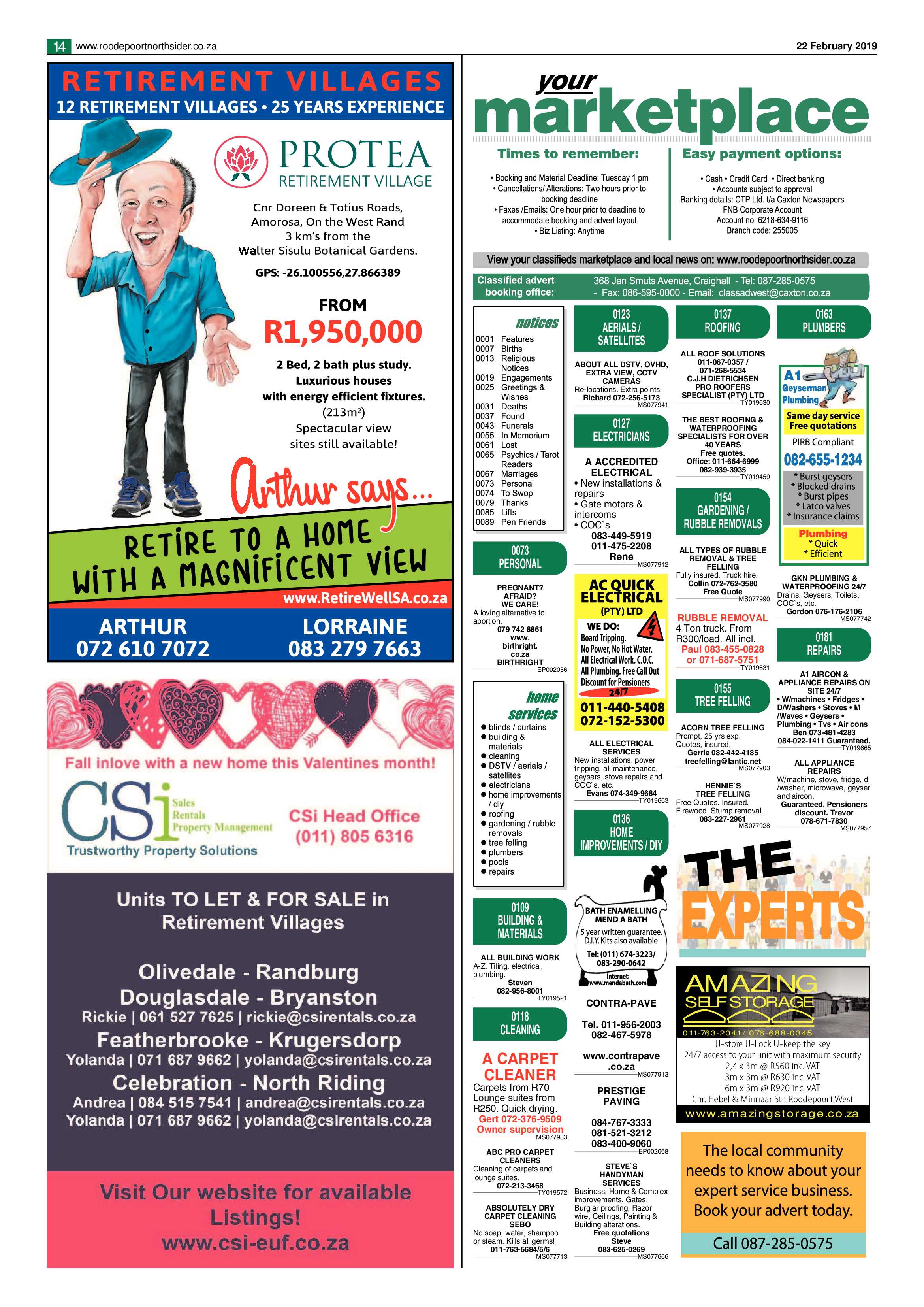 Roodepoort Northsider 22 February 2019 page 14