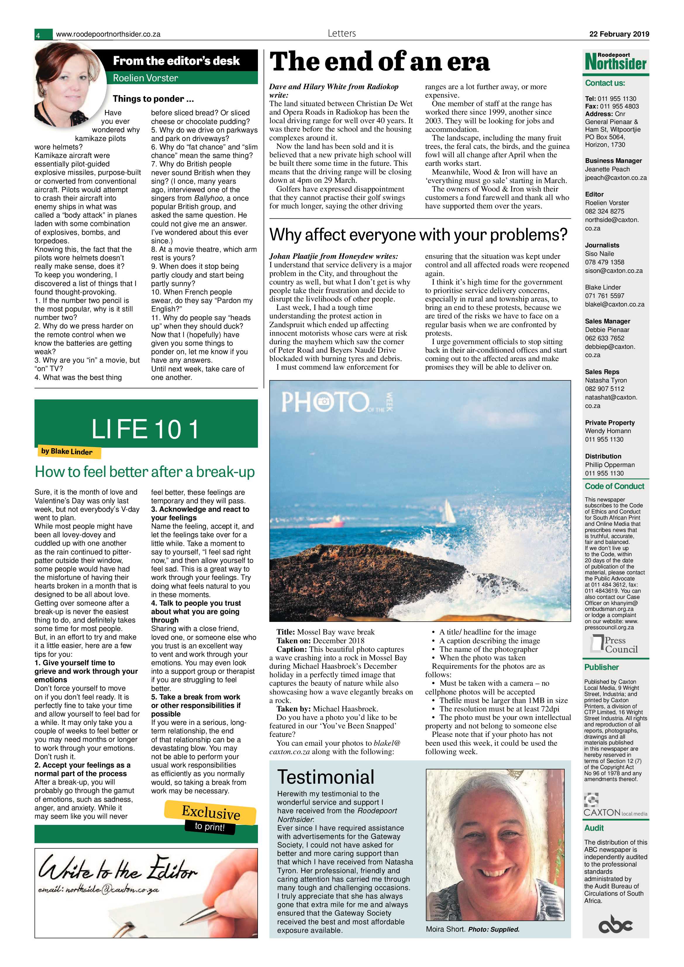 Roodepoort Northsider 22 February 2019 page 4