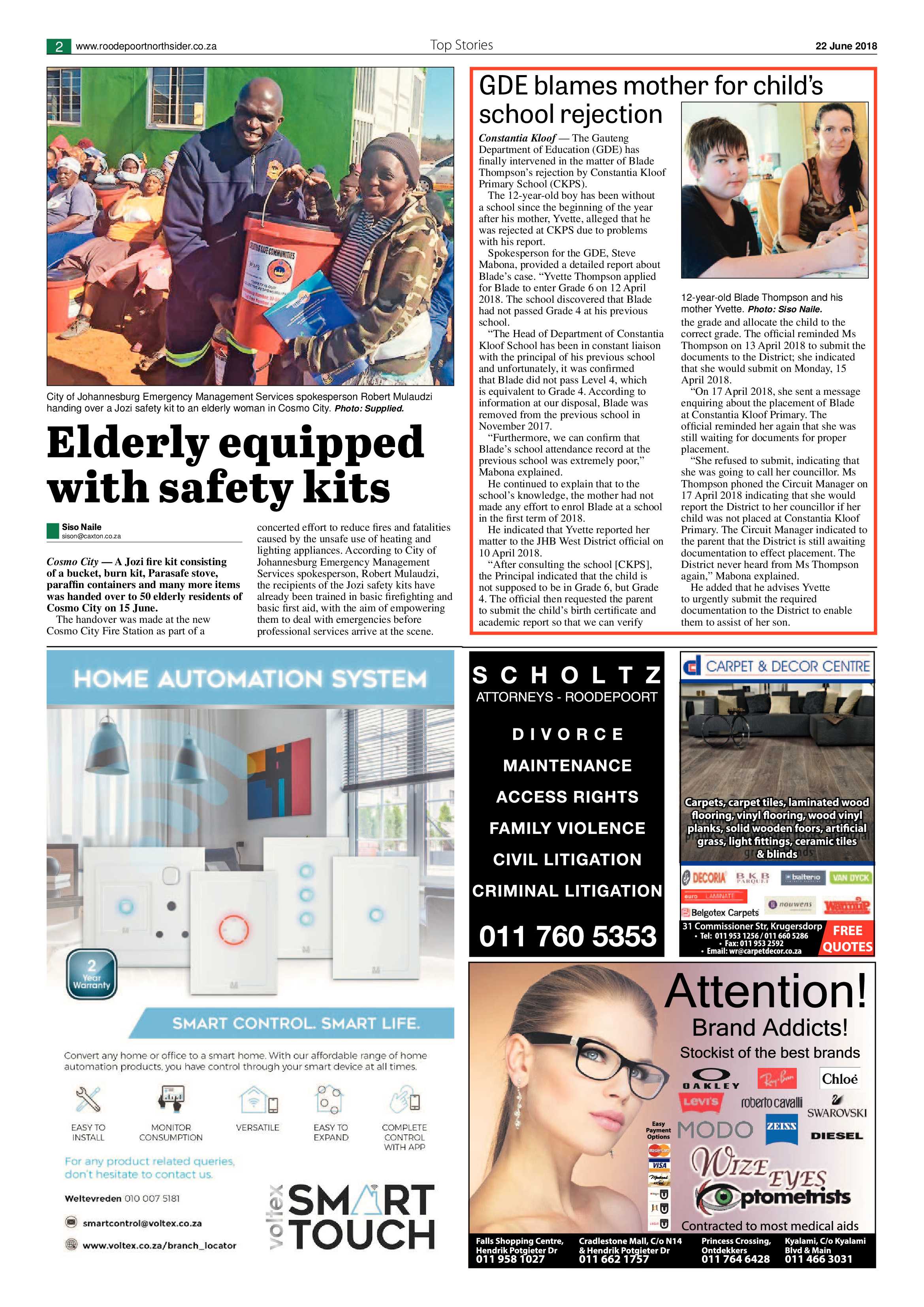 Roodepoort Northsider 22 June 2018 page 2