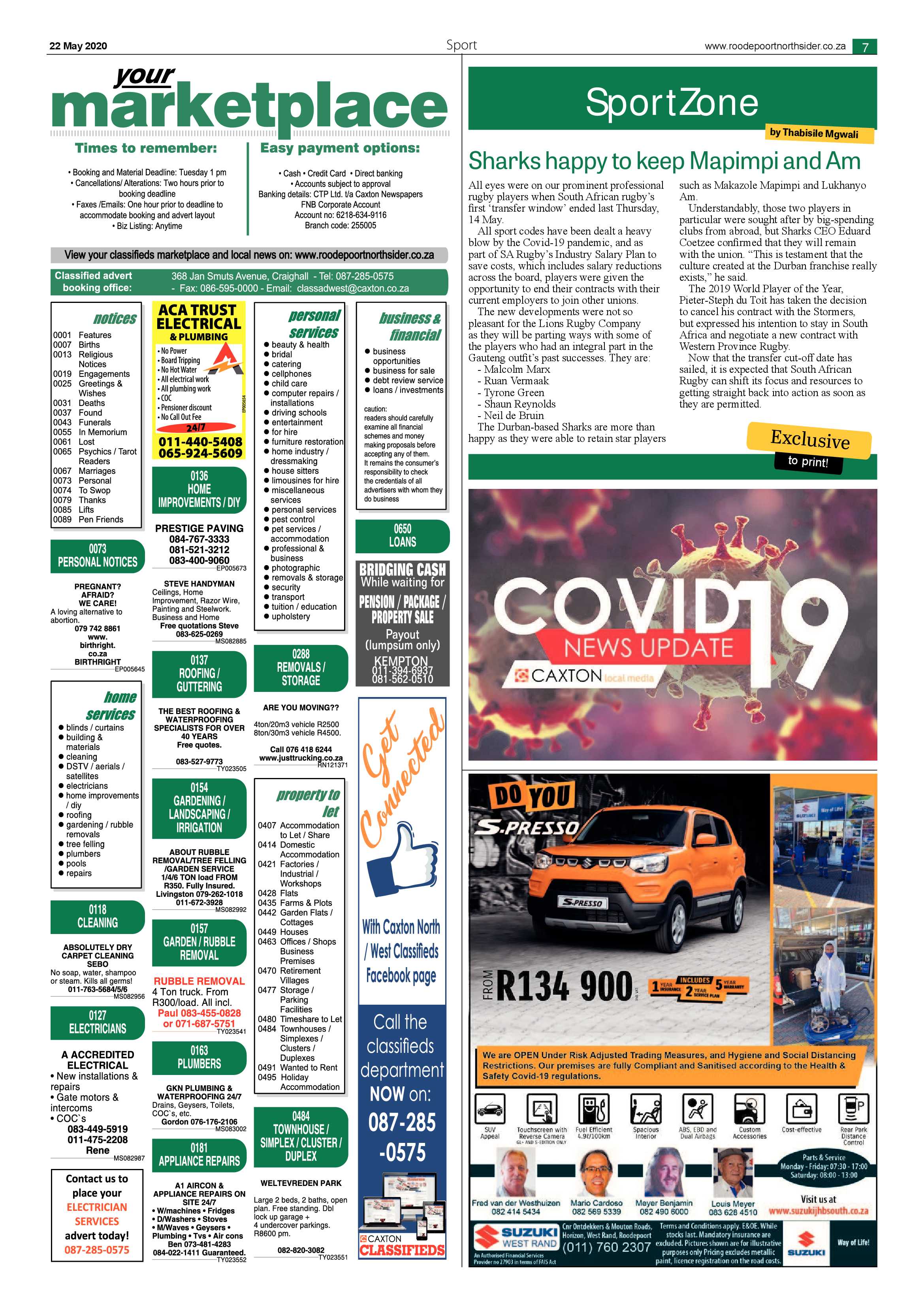 Roodepoort Northsider 22 May 2020 page 7