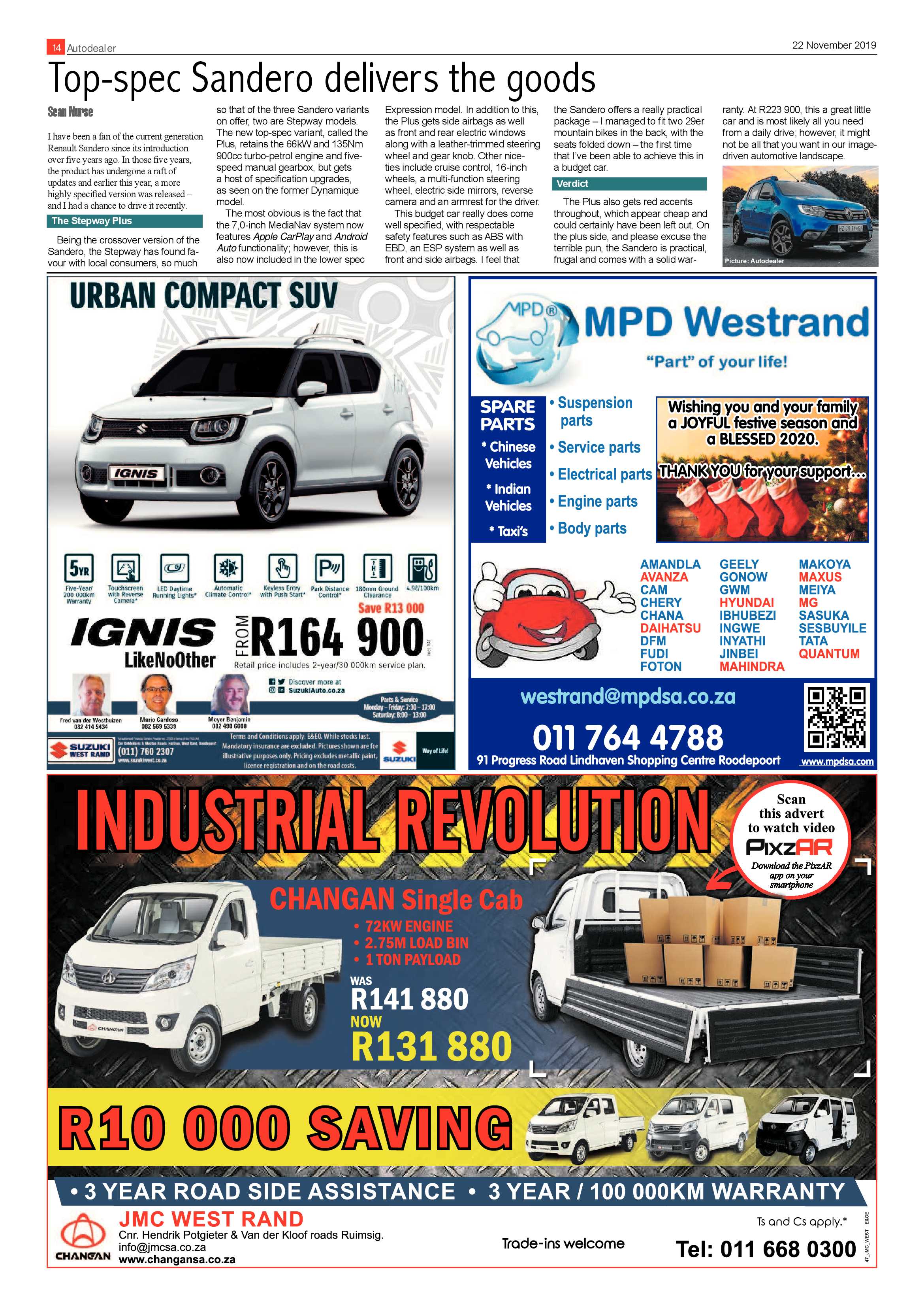 Roodepoort Northsider 22 November 2019 page 14
