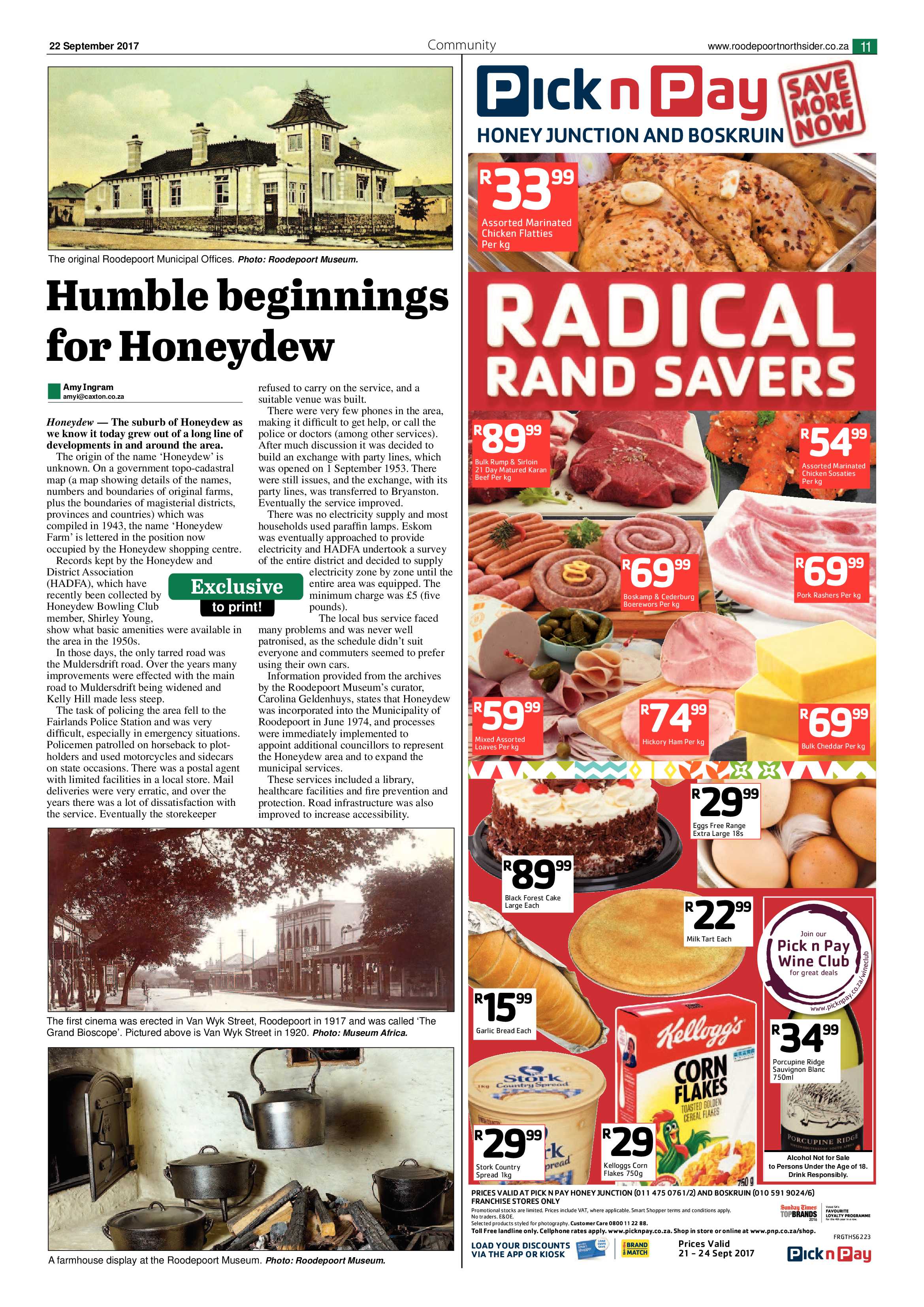 Roodepoort Northsider 22 September 2017 page 11