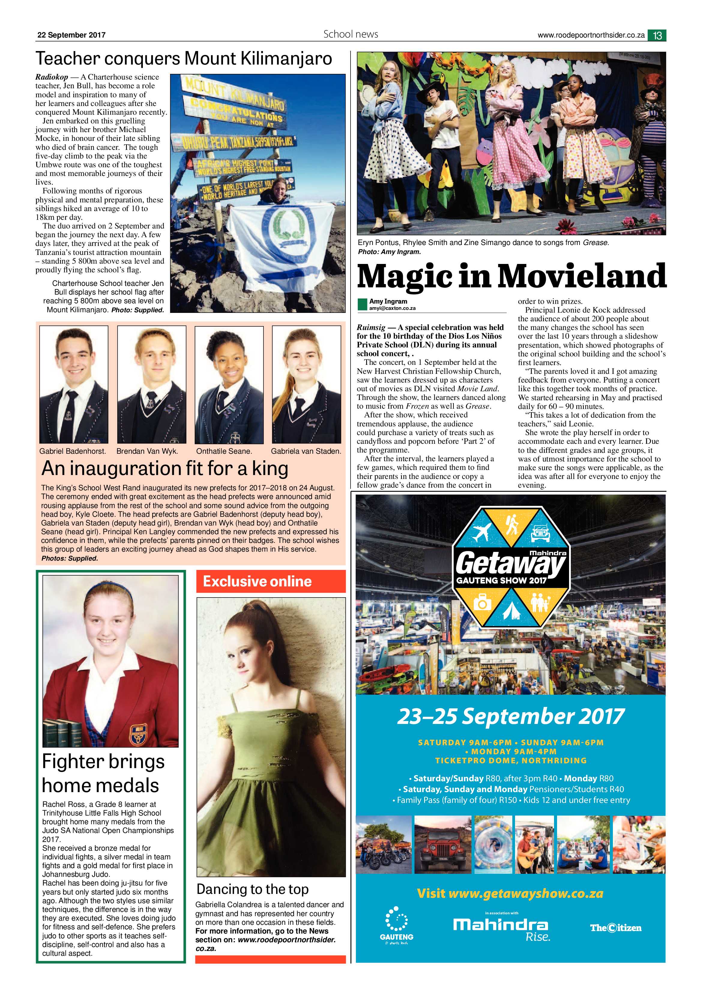 Roodepoort Northsider 22 September 2017 page 13